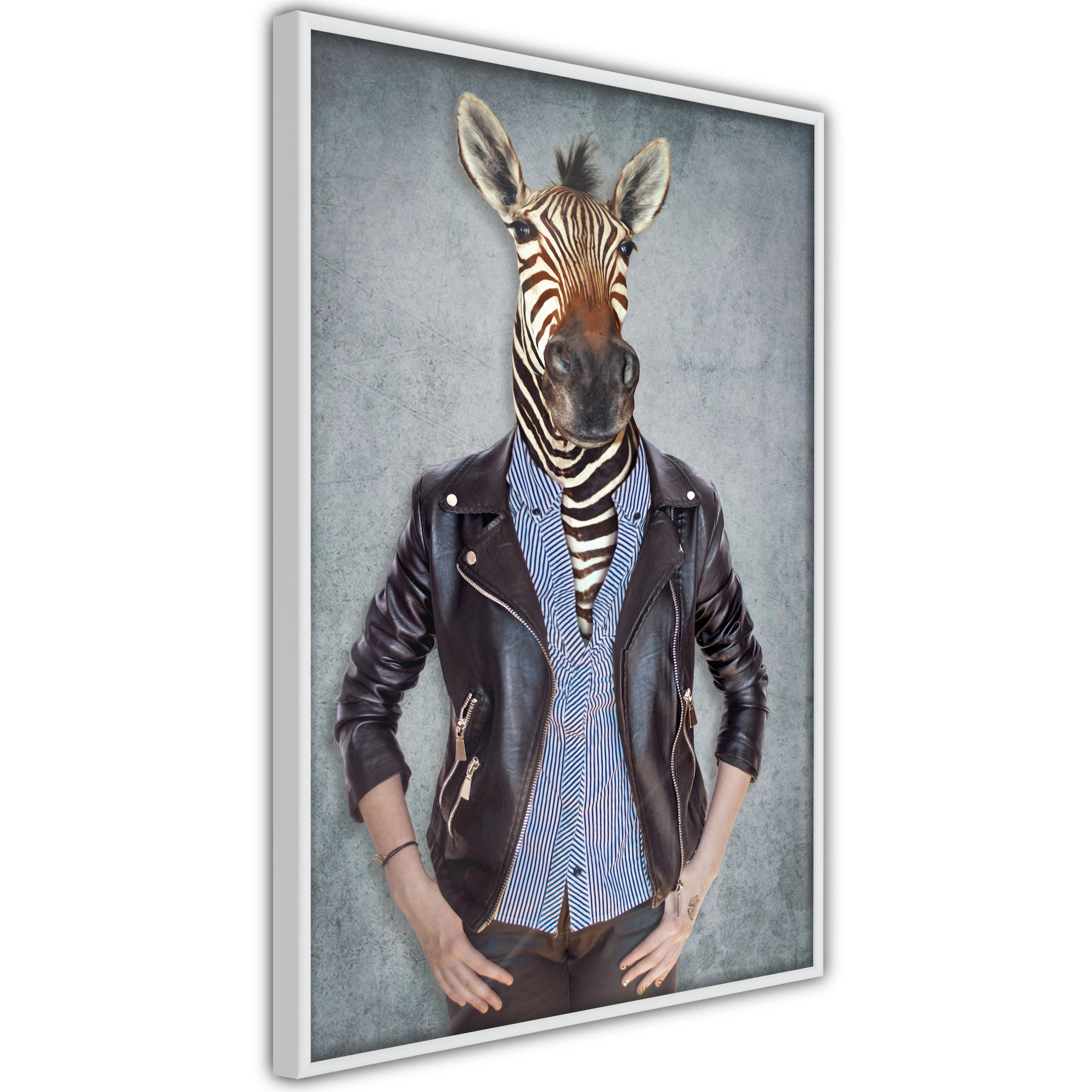 Poster Artgeist Affisch Zebra Ewa
