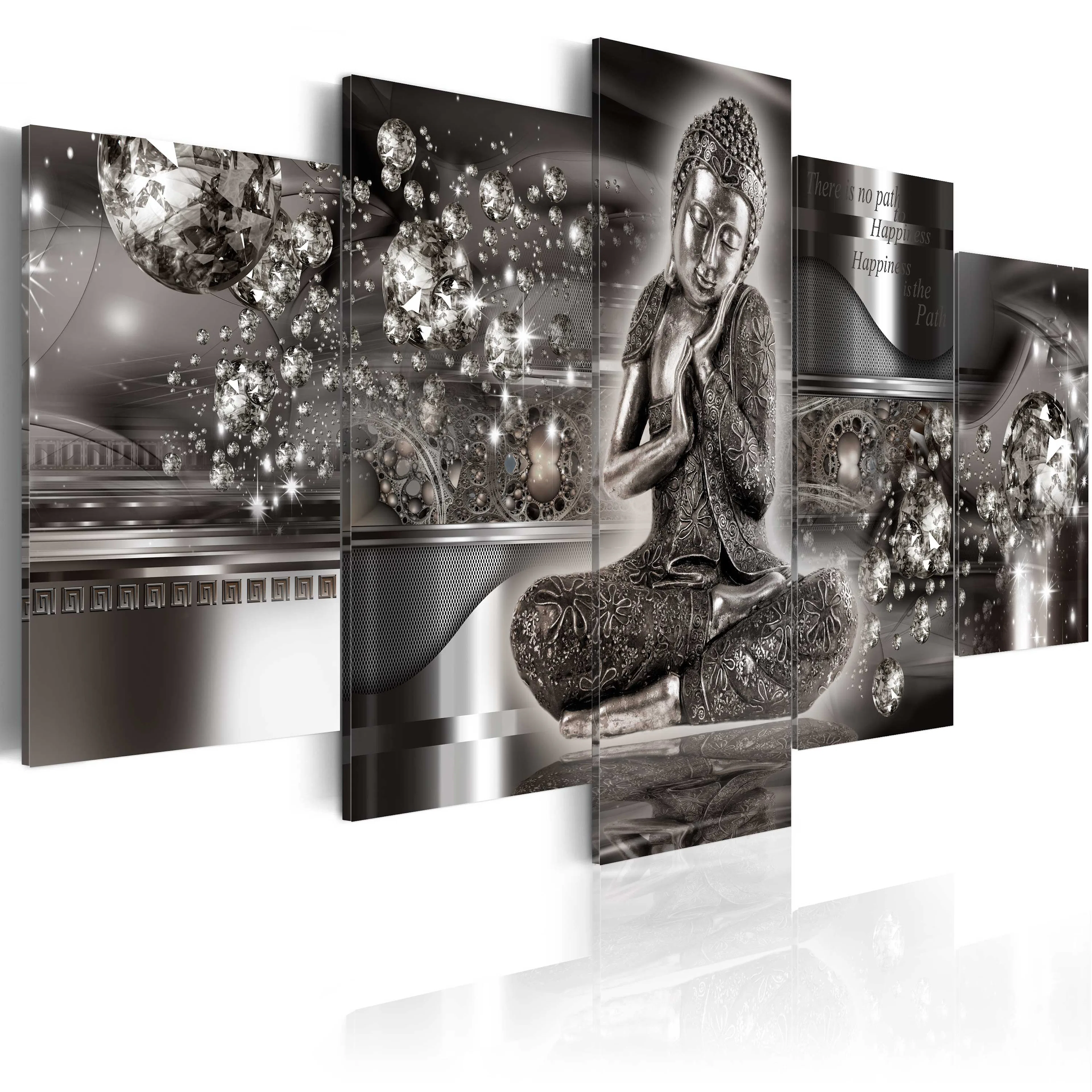 Foto på akryl - Silver Serenity [Glass] 200x100 Mått: 200x100 cm