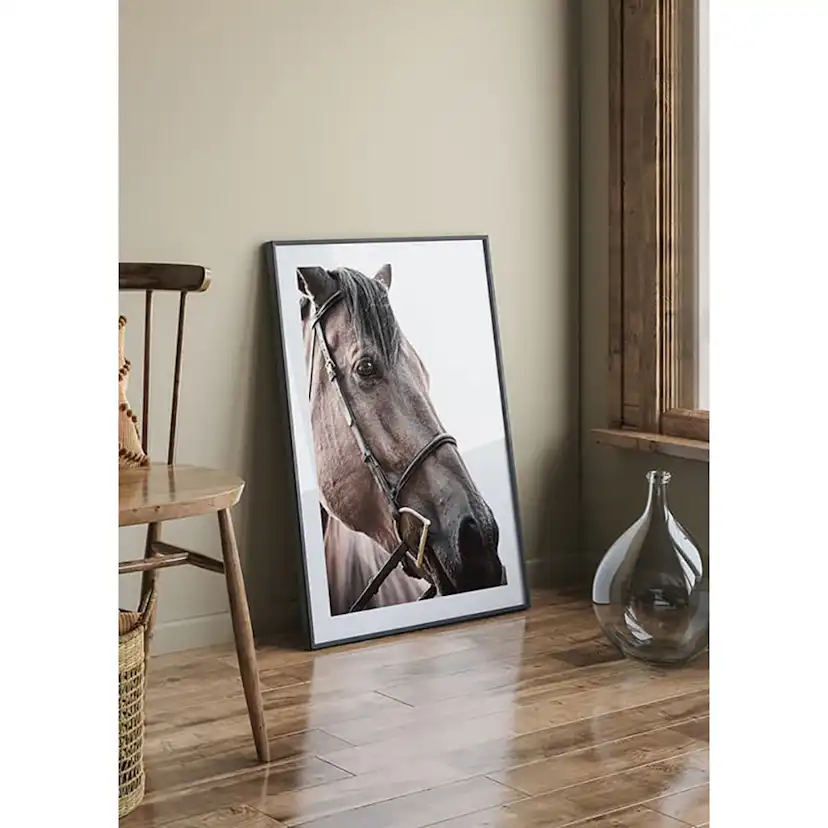 Poster Gallerix Brown Horse Up Close