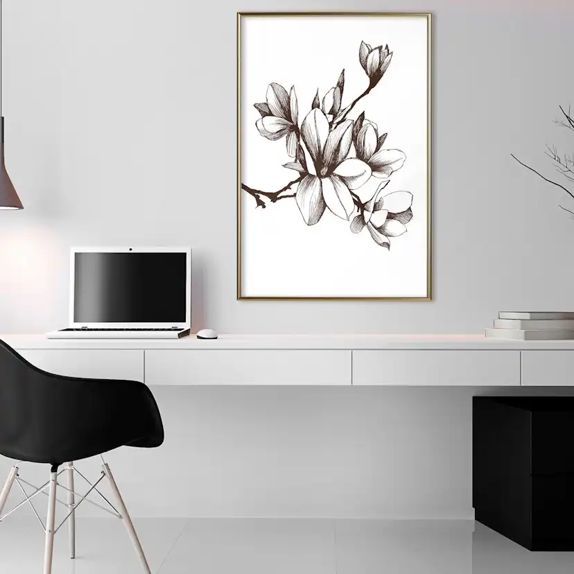 Poster Artgeist Affisch Renaissance Magnolias