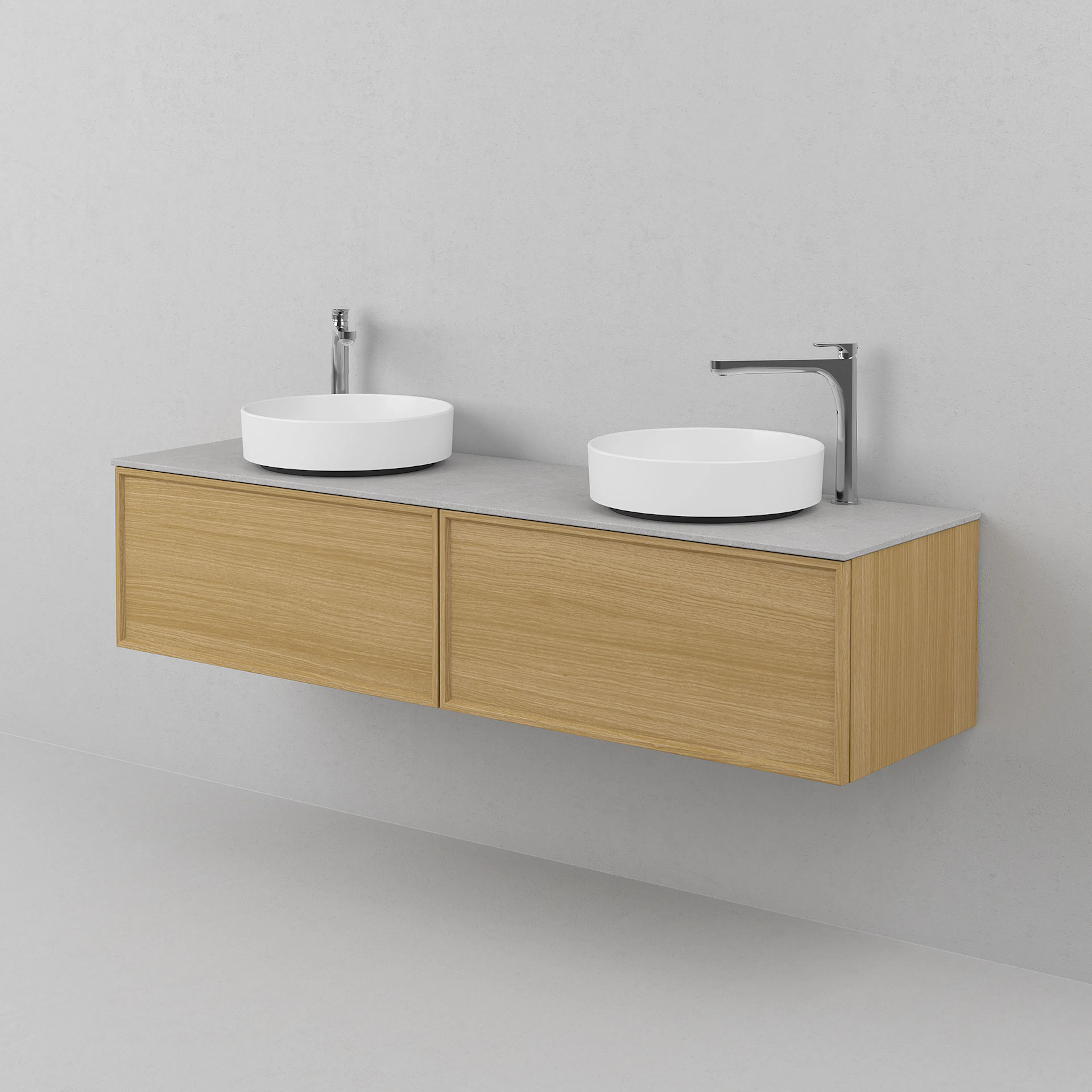 Tvättställsskåp INR Air Wood 1600 Dubbel