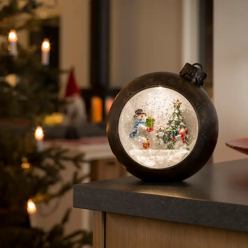 Juldekoration Gnosjö Konstsmide Julgranskula Snögubbar