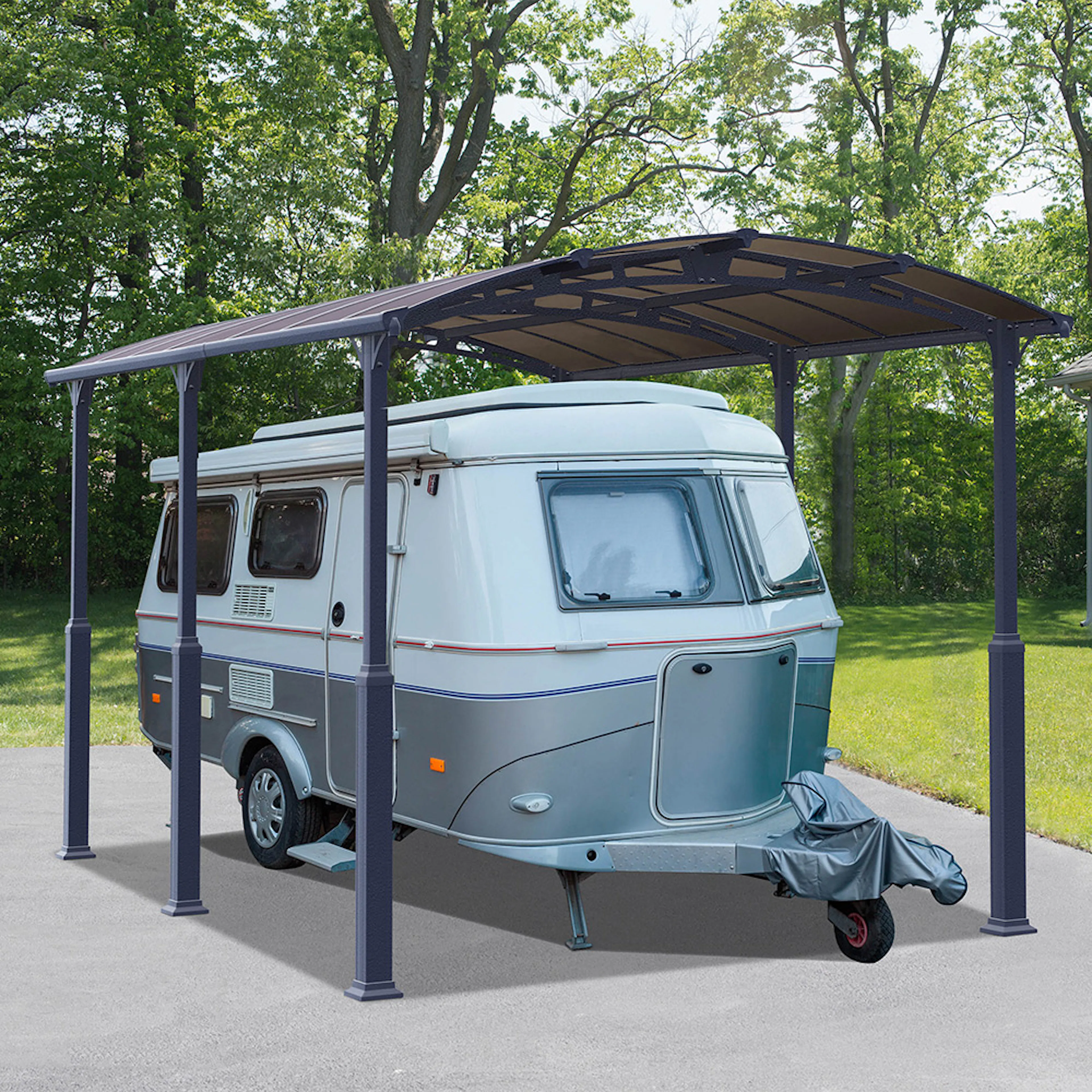 Carport Canopia by Palram Alpine I Metall För Husbil 3,6x5 m
