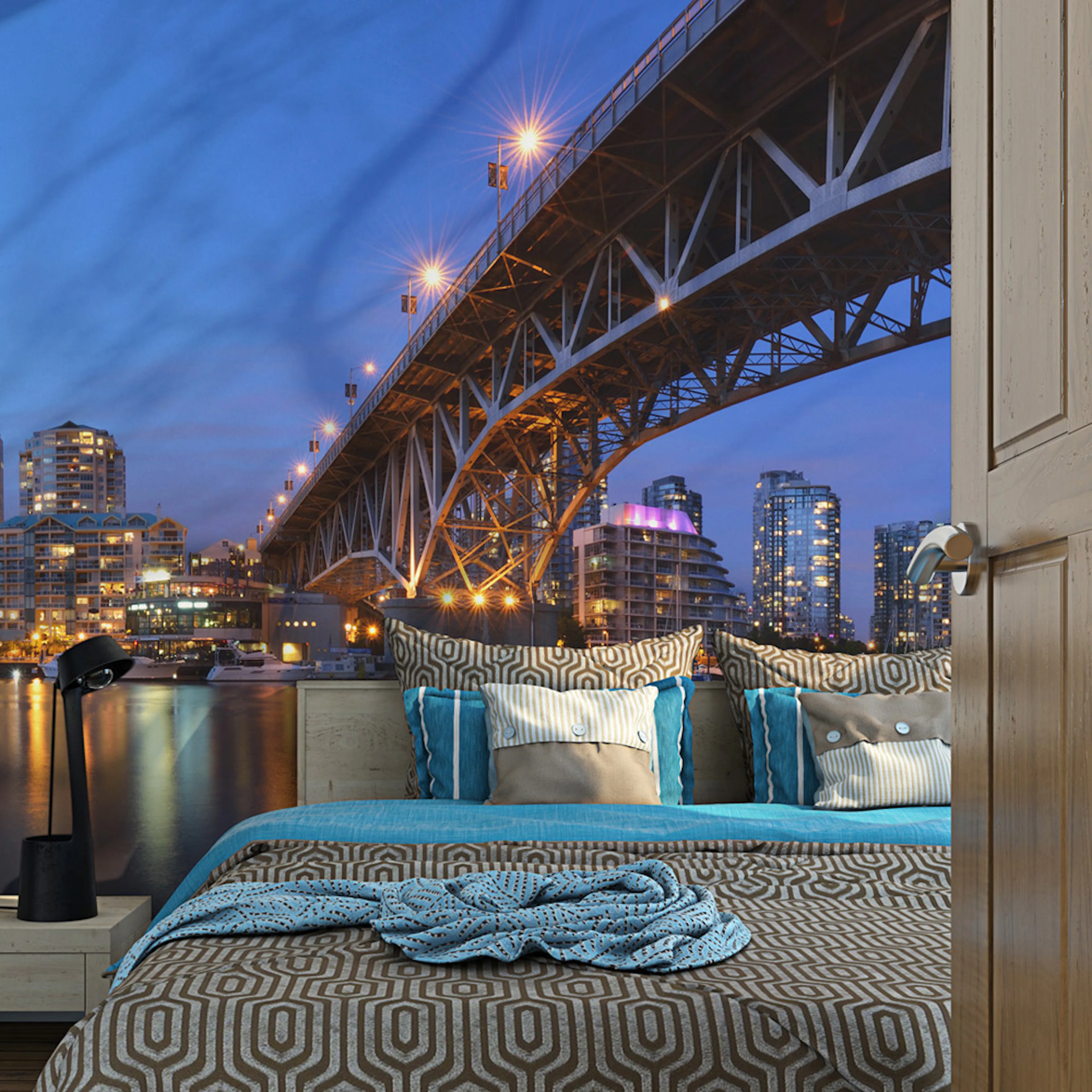 Fototapet Arkiio Granville Bridge Vancouver Canada