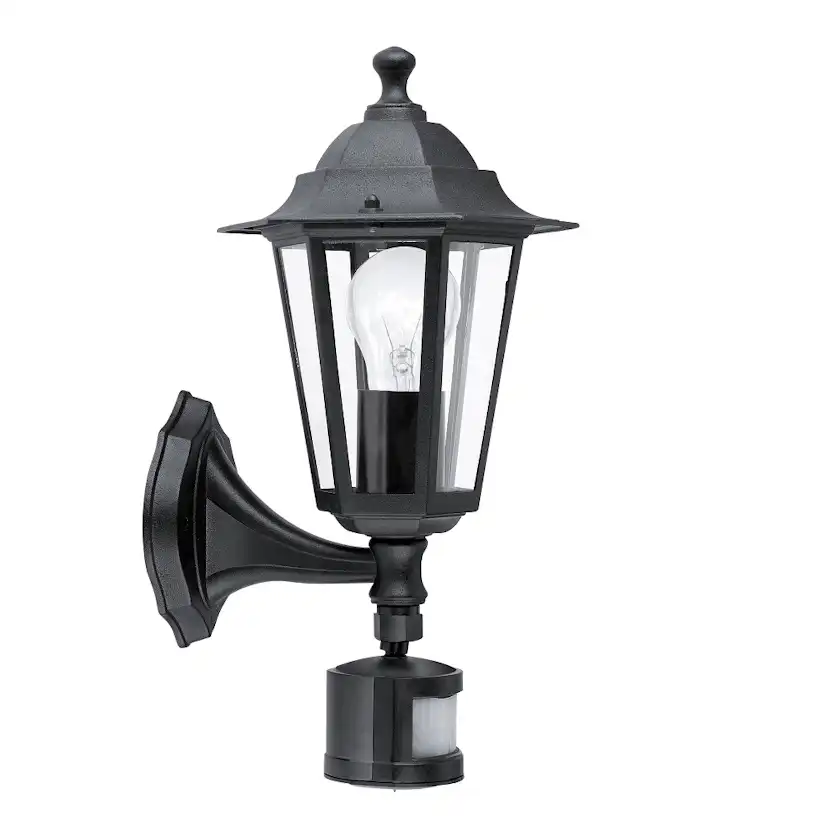 Vägglampa Eglo Laterna 4 Upp med Sensor