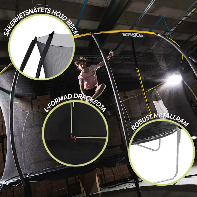 STRATOS TRAMPOLINE 427CM/14FT L: 427 cm