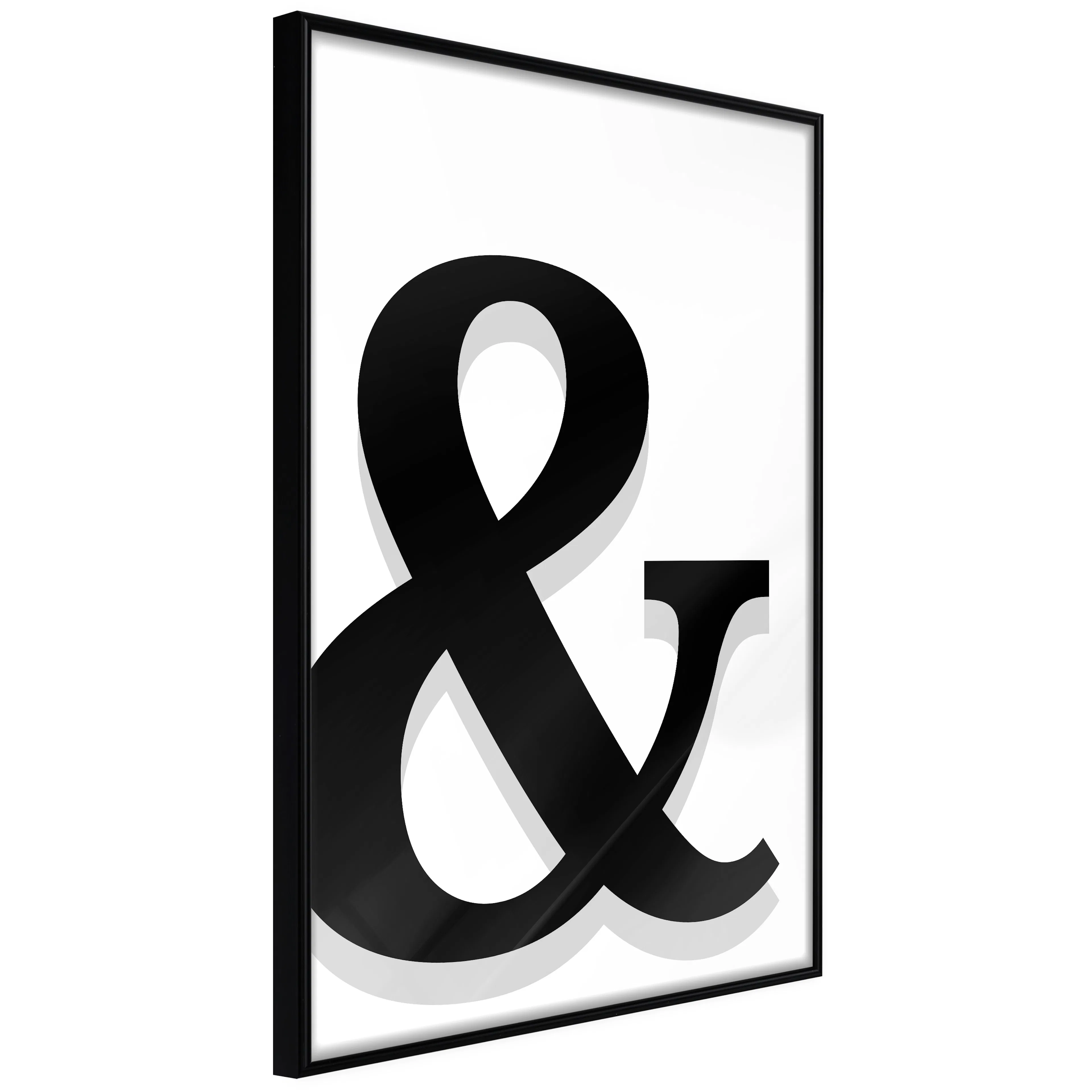 Affisch - Decorative Letter [Poster] 40x60 Svart ram, 40x60 cm