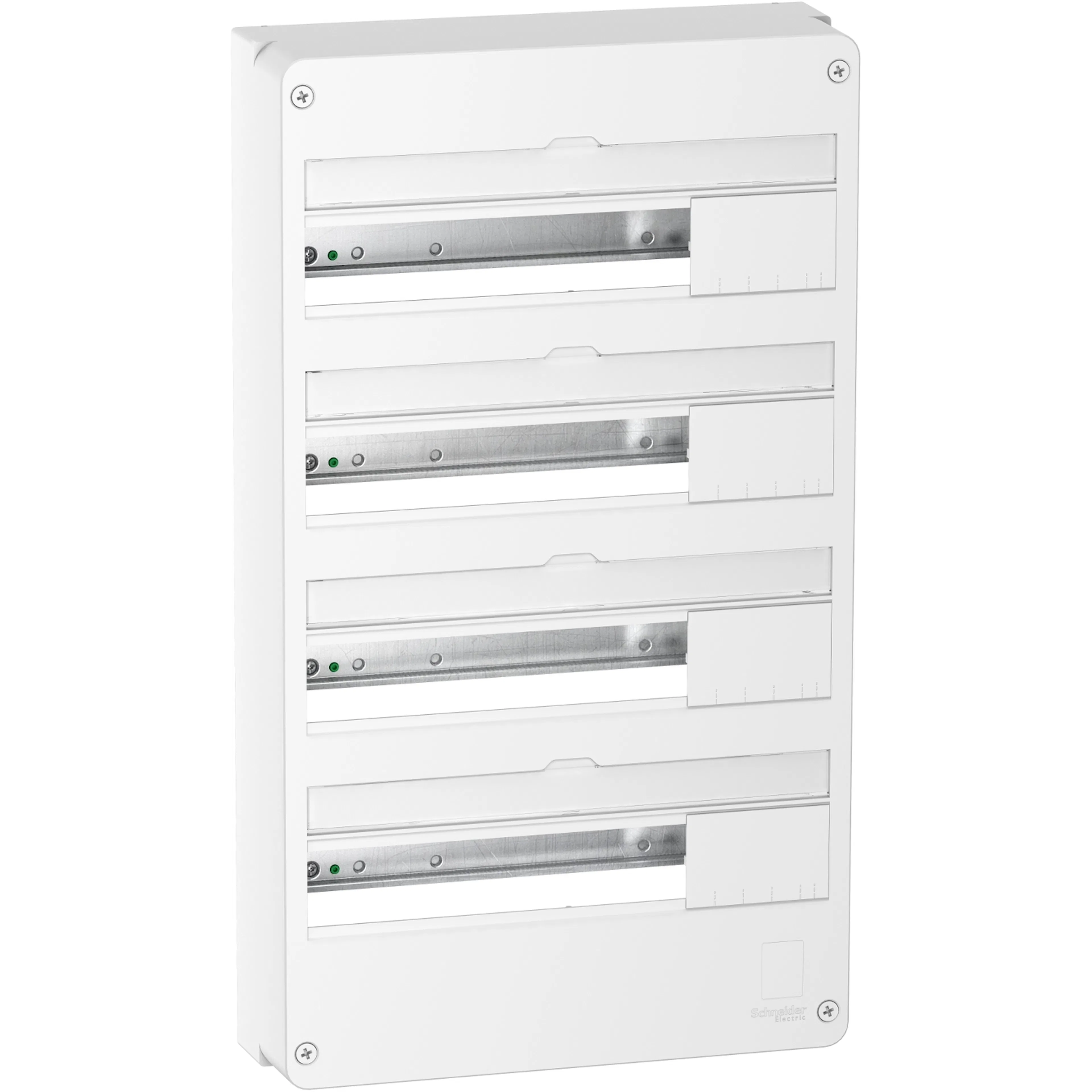 Normkapsling Schneider Electric Resi9 CX Utanpåliggande 1–4 × 18 Moduler IP30