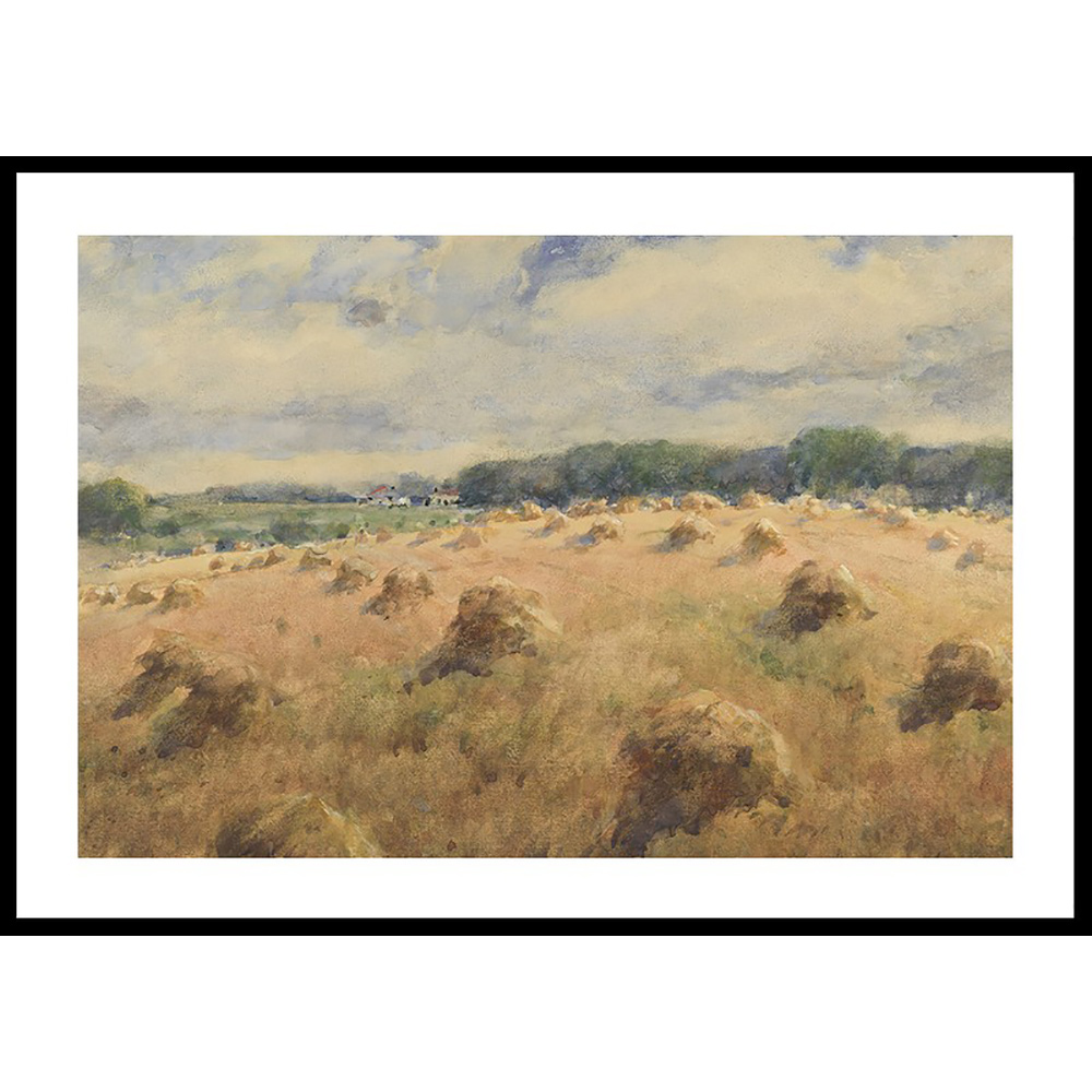 Poster Gallerix Maryland Wheat Fields By William Henry Holmes