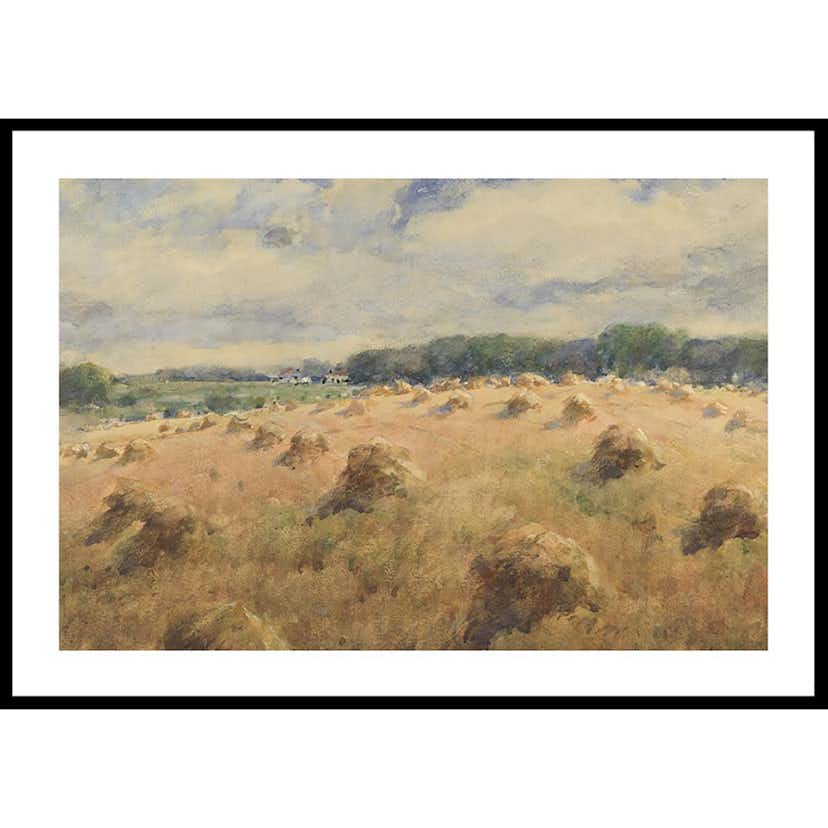 Poster Gallerix Maryland Wheat Fields By William Henry Holmes