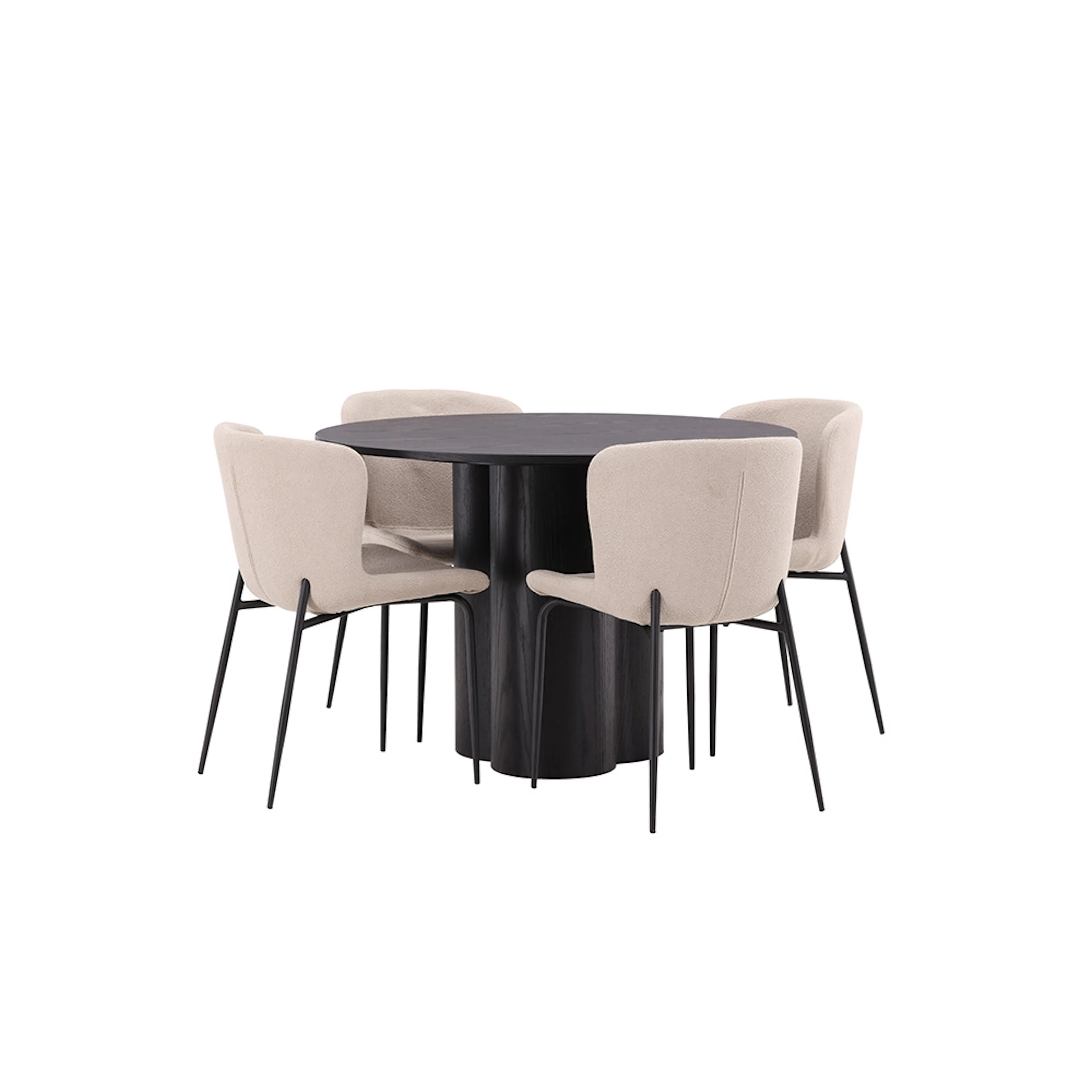 Matgrupp Venture Home Olivia med 4 Modesto Stolar