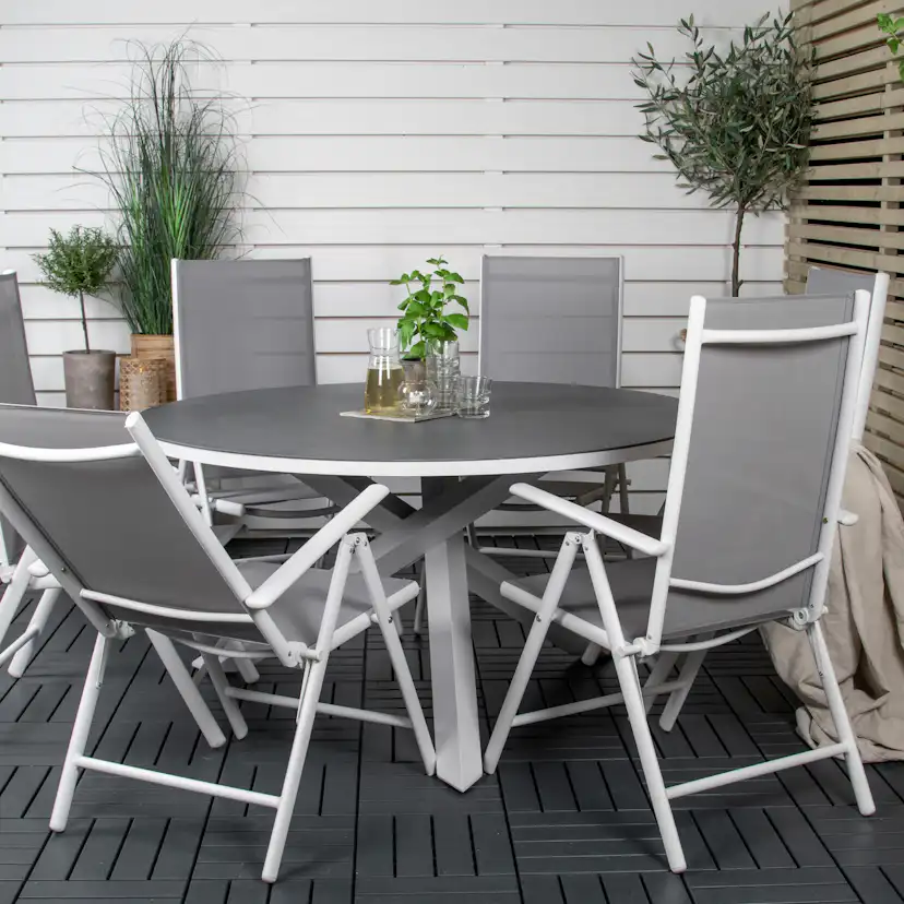Matgrupp Venture Home Copacabana med 6 Bront Positionsstolar