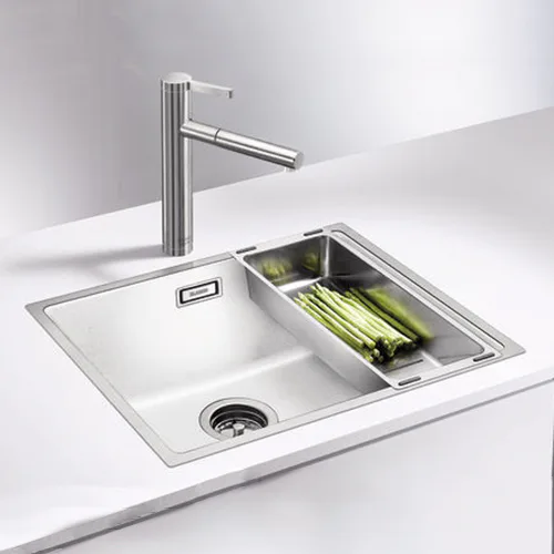 Sköljskål Blanco Subline Rostfritt stål 435 x 175 mm