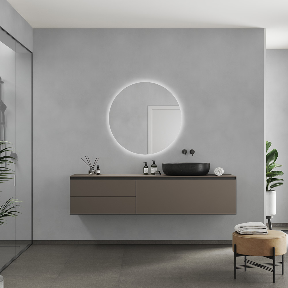 Våtrumsskiva Fibo 272442 S Meton Grey 10x620x2720 mm