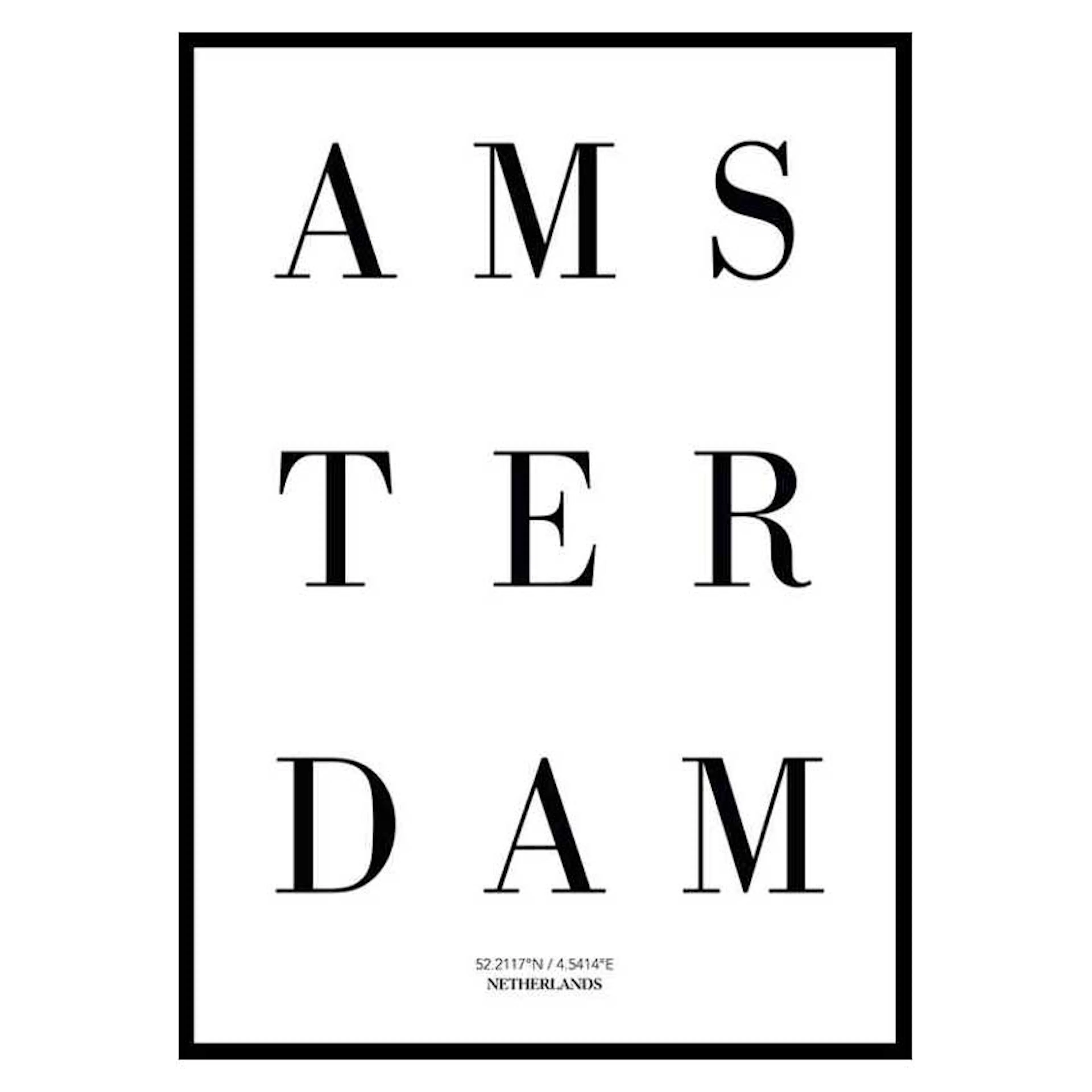 Poster Gallerix Amsterdam