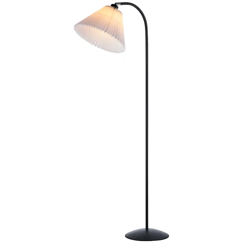 Golvlampa Halo Design Medina Vit/Svart