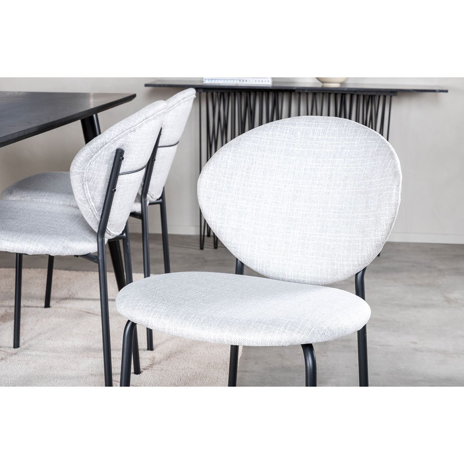 Matgrupp Venture Home Dipp med 6 Vault stolar