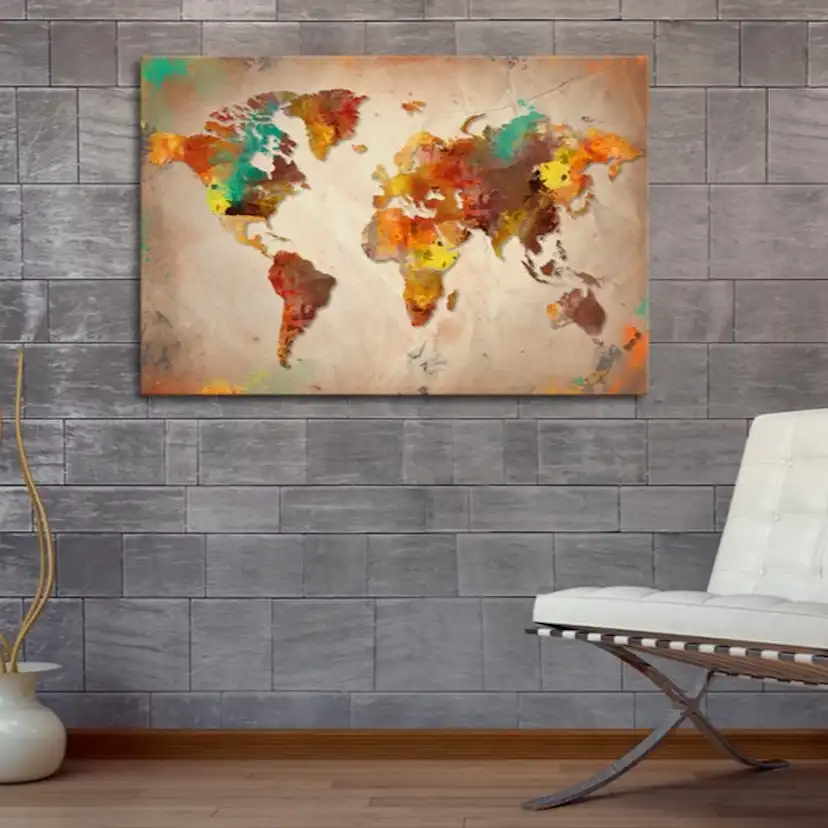 Tavla - Painted World 60x40 60x40 cm