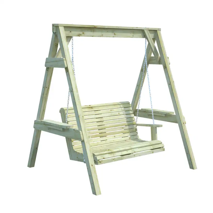 Hammock Palmako Sigrid Utomhus i Tryckimpregnerad Gran, 3-Sittplatser