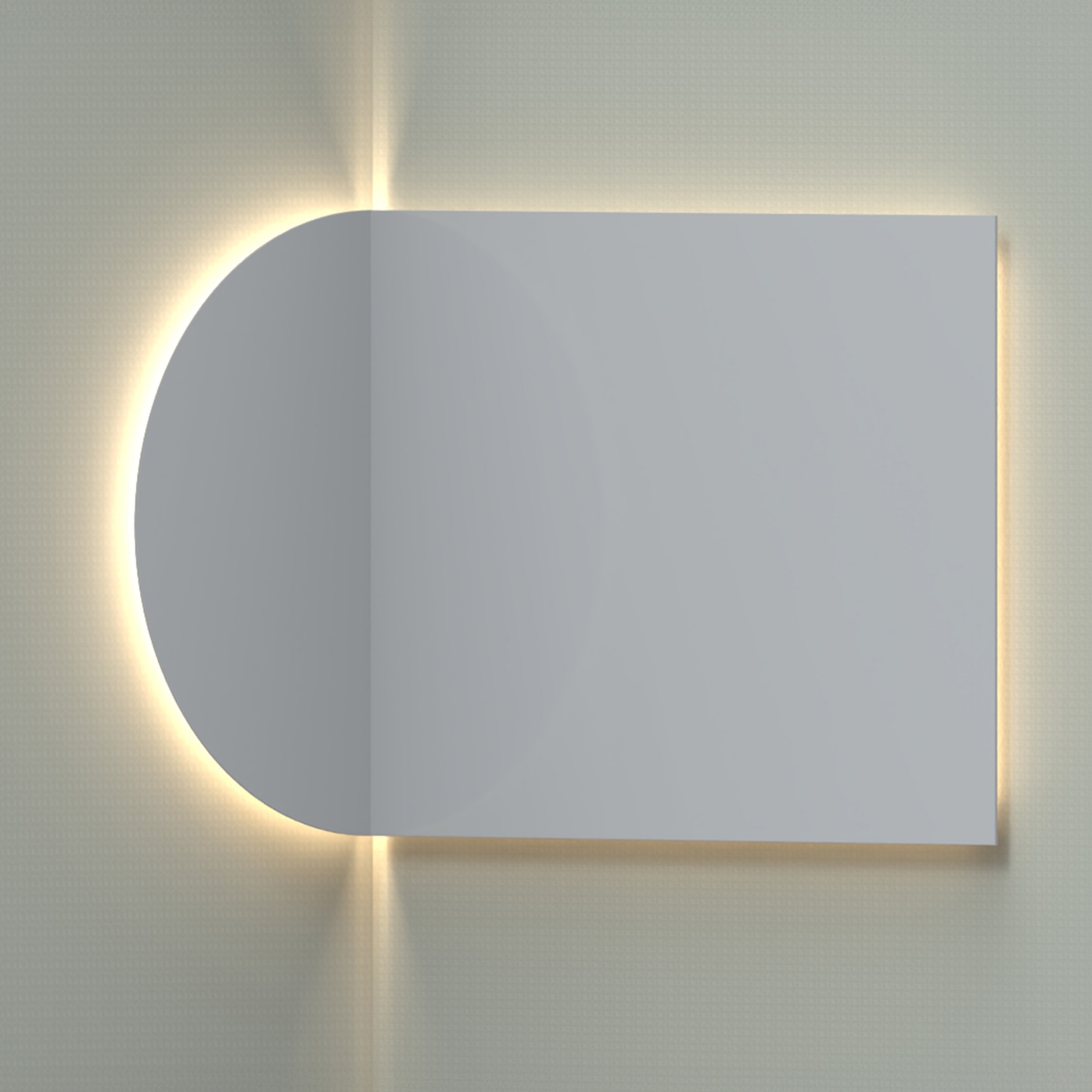 Spegel Vidi Aura med LED-belysning