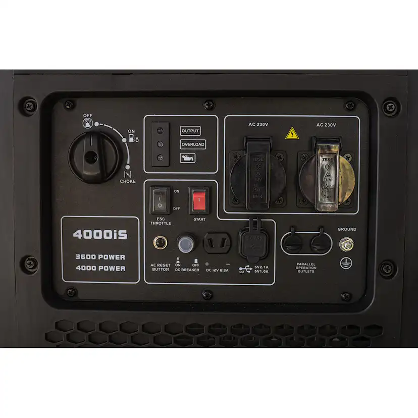 Elverk Duab-Power LT4000IS Parallell med Inverter& Elstart