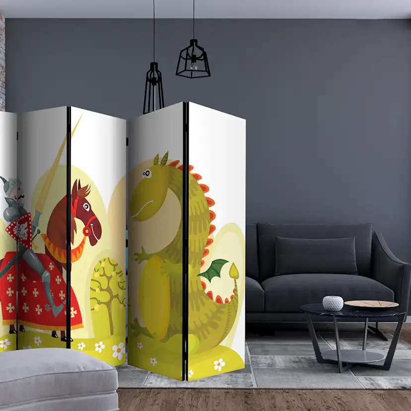 Rumsavdelare Skärmvägg Arkiio Dragon And Knight II 225x172 cm