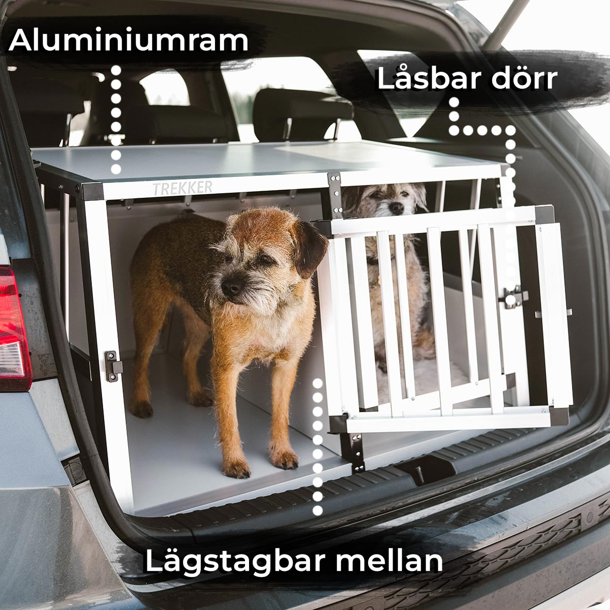 Hundbur Trekker XL 97x90x69,5 cm