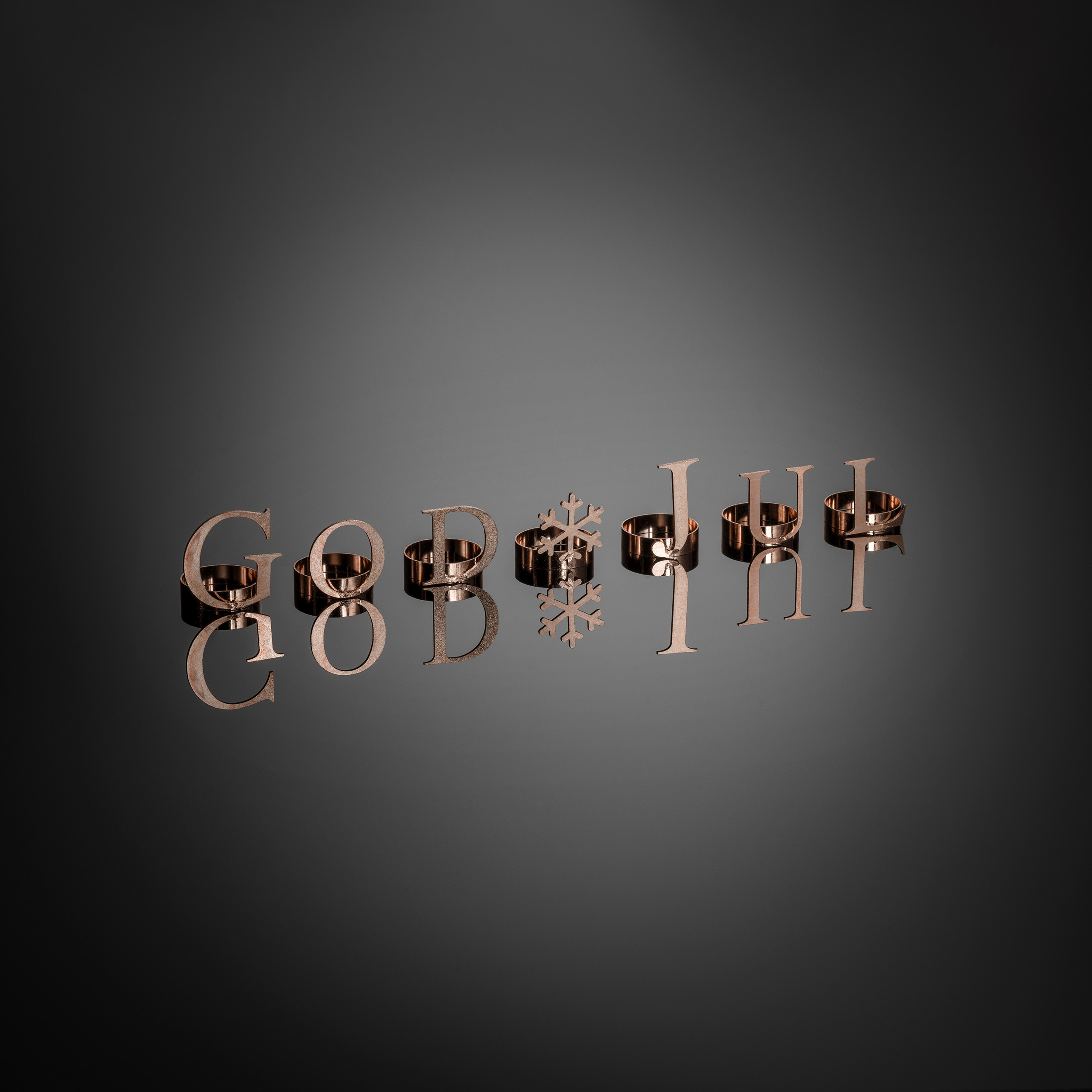 Dekorationsbokstäver Gnosjö Konstsmide God Jul