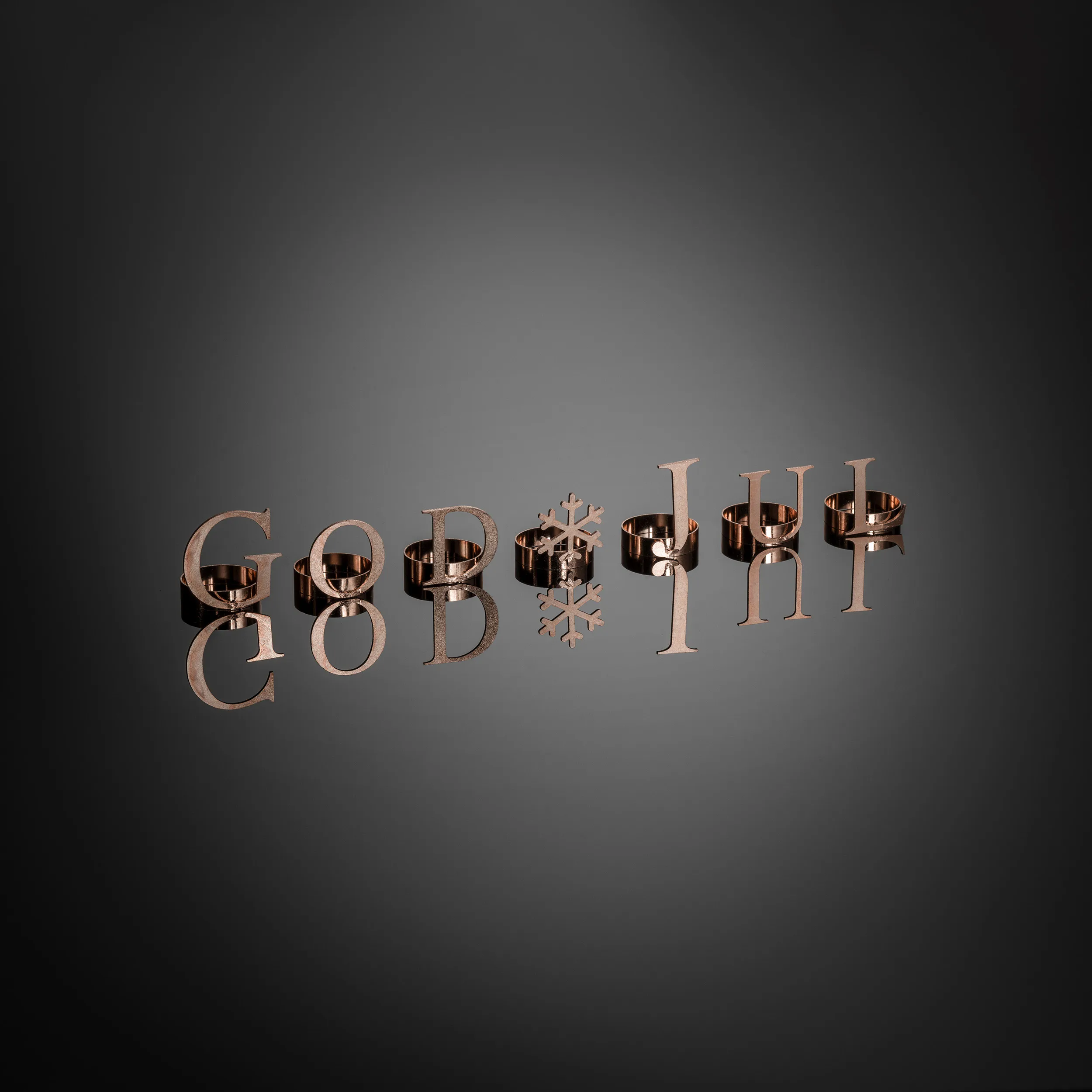 Dekorationsbokstäver Gnosjö Konstsmide God Jul