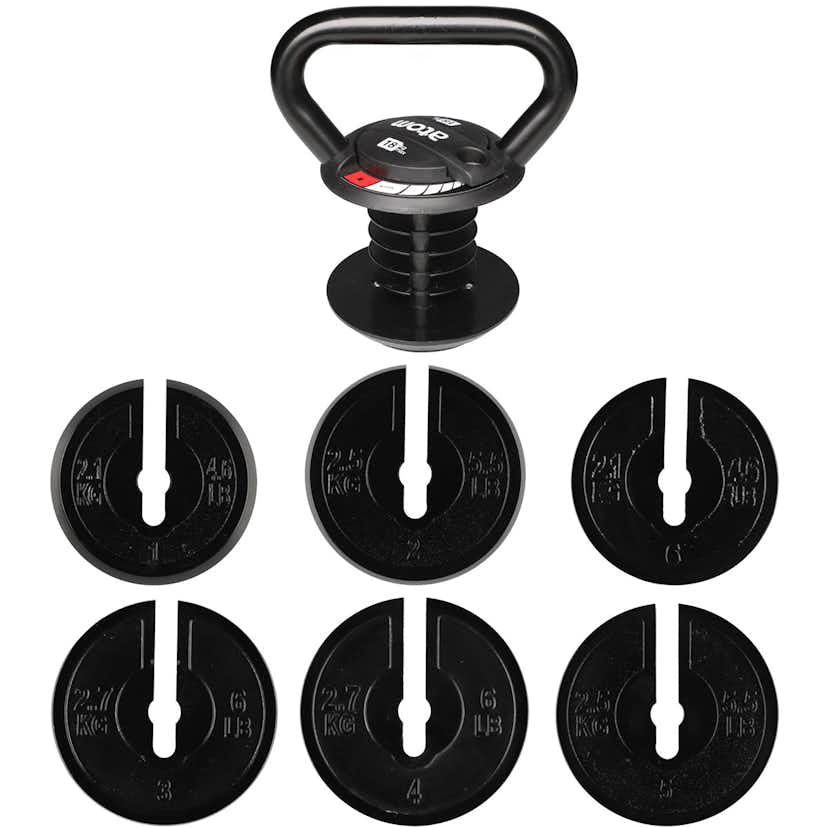Justerbar Kettlebell Atom 3,5-18 kg