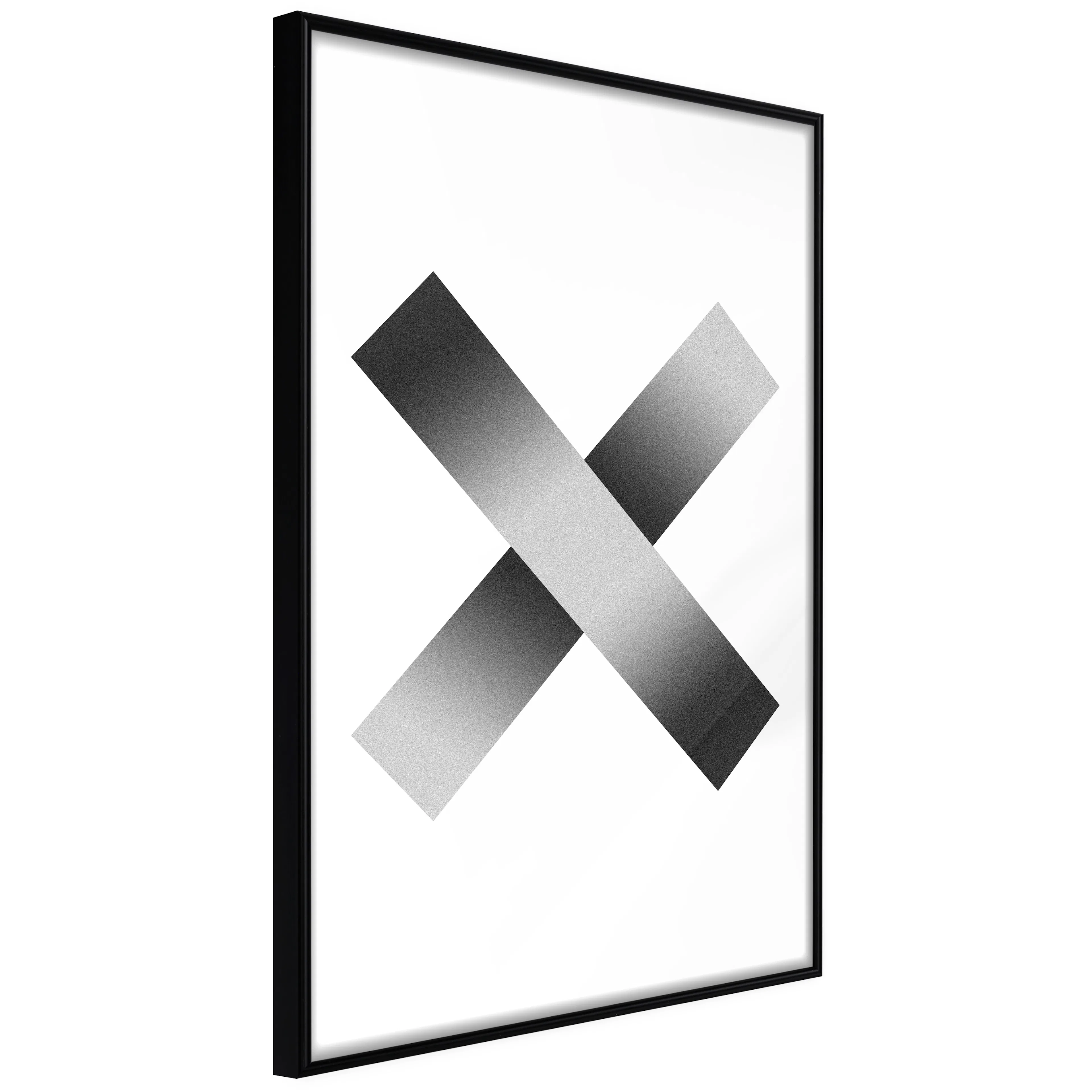 Affisch - Cross [Poster] 40x60 Svart ram, 40x60 cm