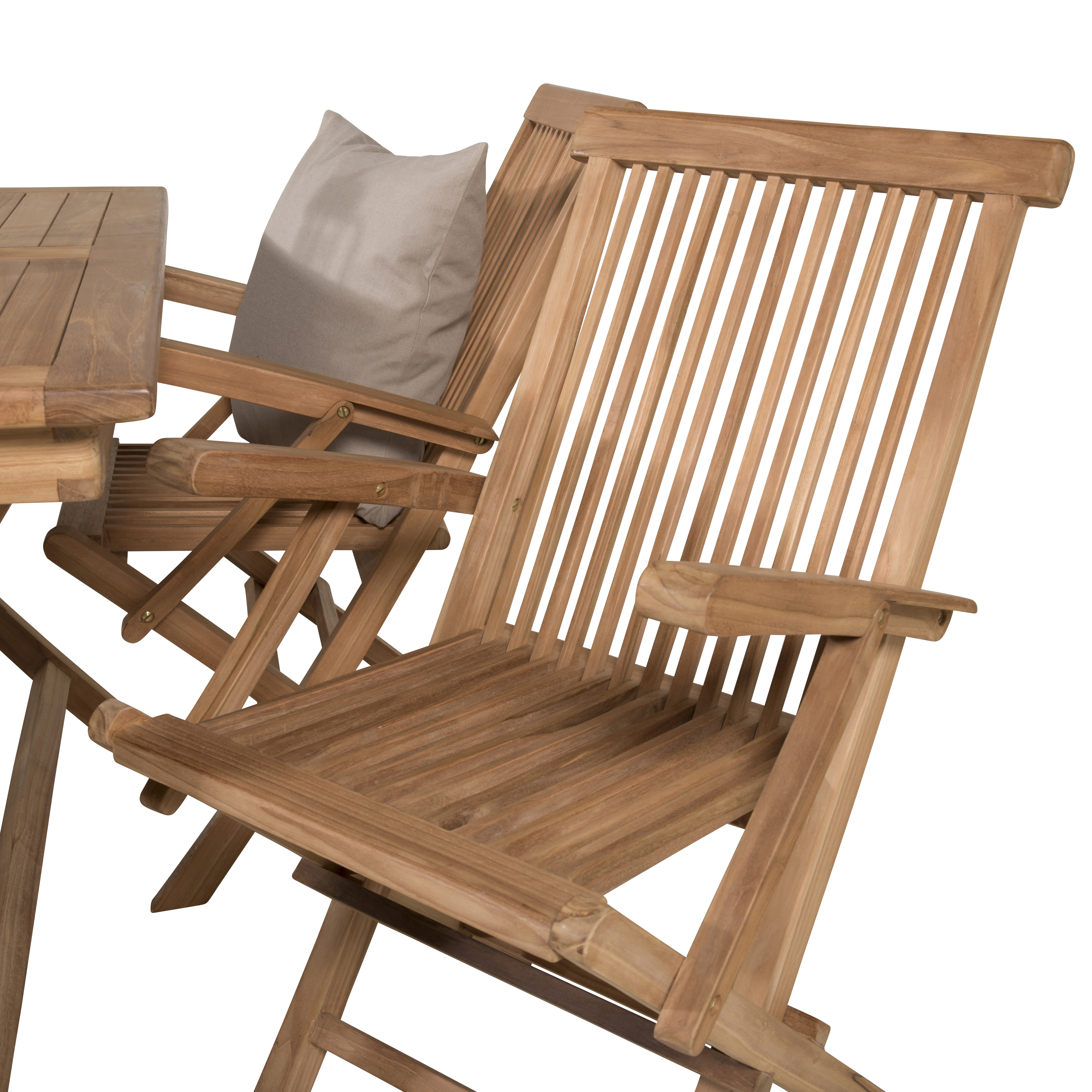 Matgrupp Venture Home Kiara 120 med 4 Stolar Med Armstöd