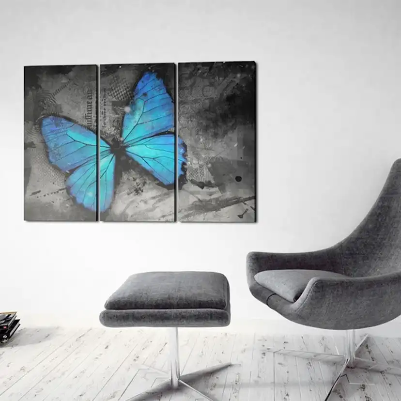 Tavla Arkiio The Study Of Butterfly Triptych