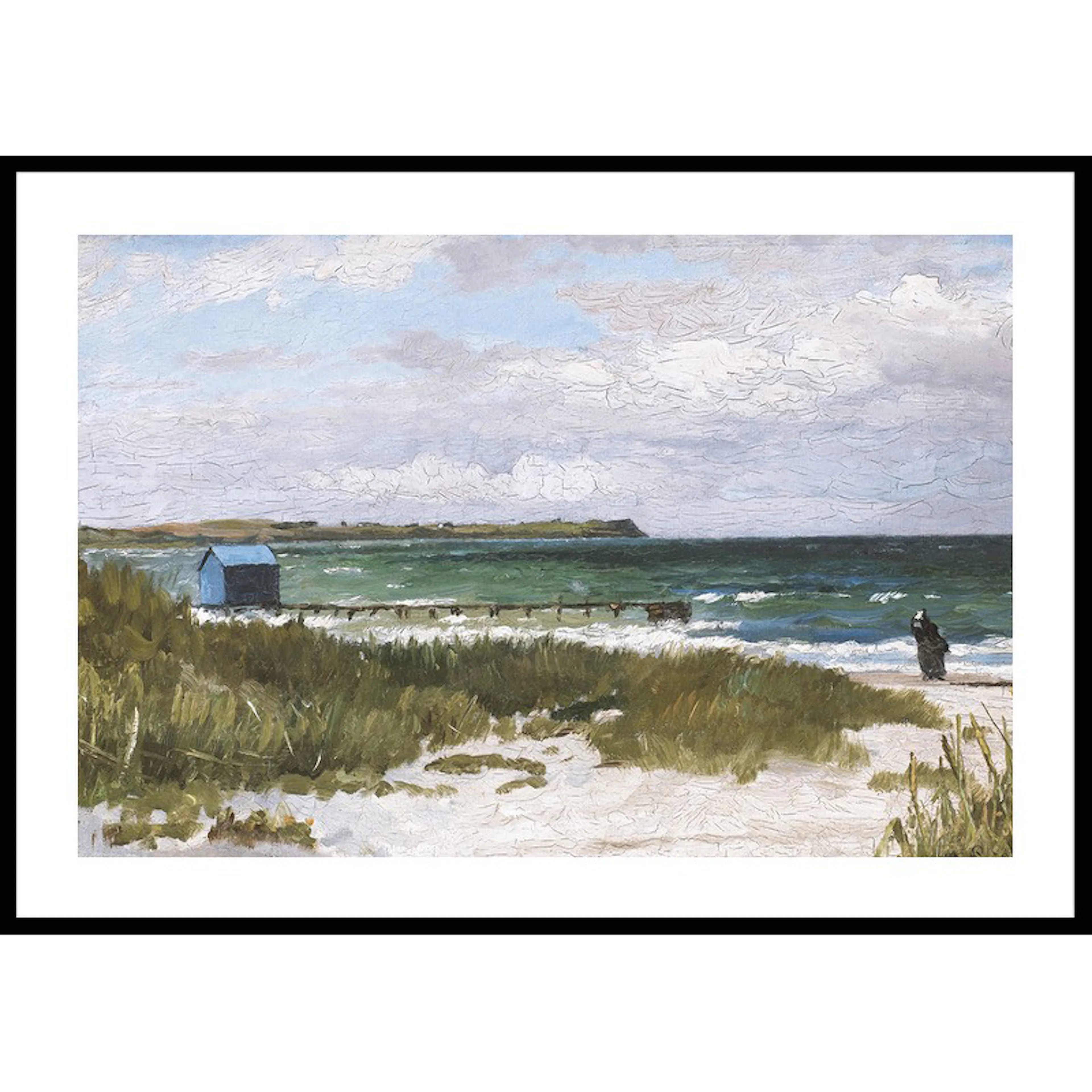 Poster Gallerix Kystlandskab Hornbæk By Carl Locher