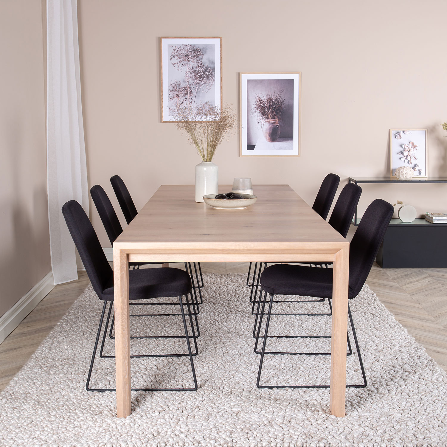 Matgrupp Venture Home Slider med 6 Muce stolar