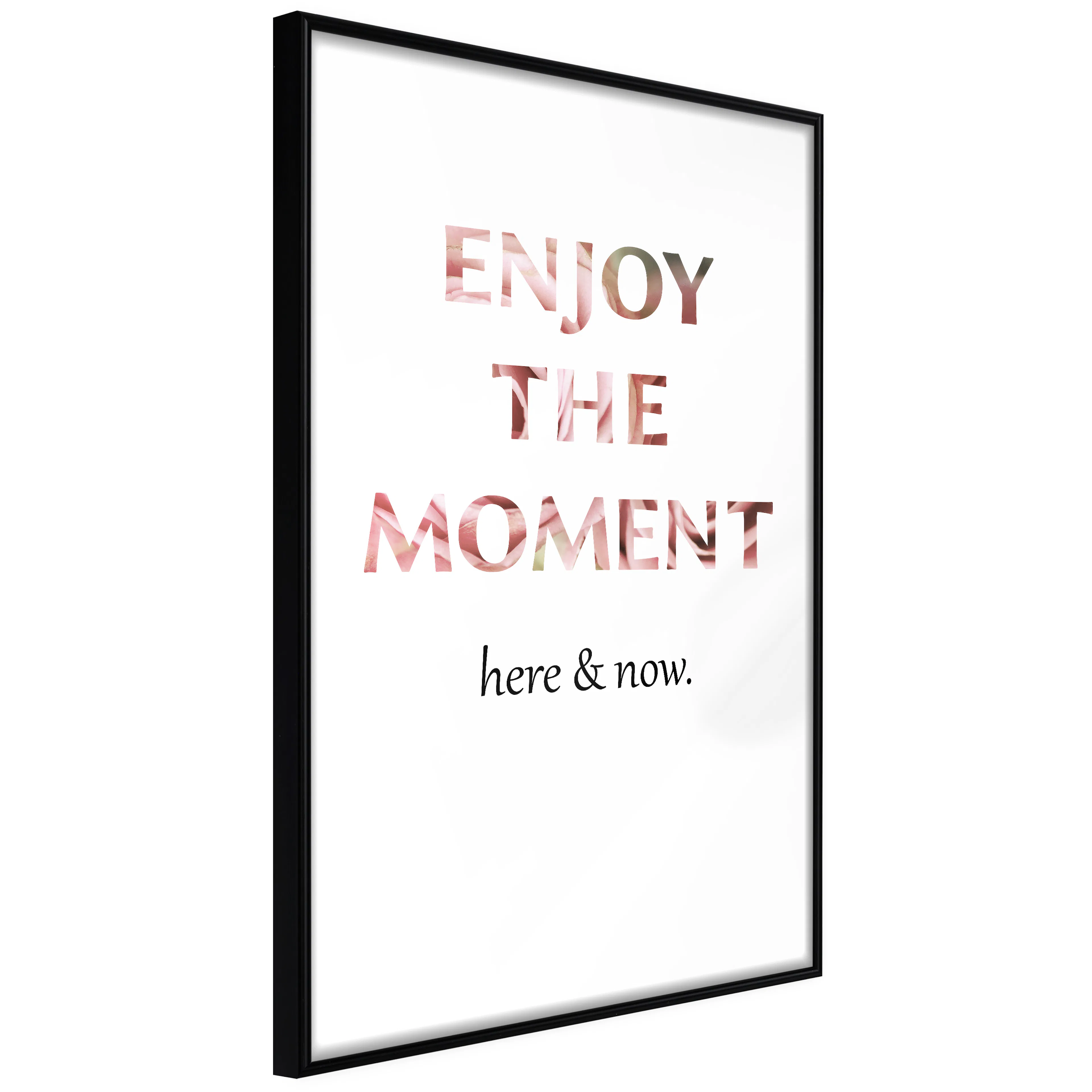 Affisch - Enjoy the Moment [Poster] 40x60 Svart ram, 40x60 cm