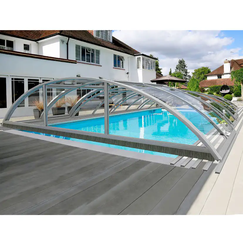 Pooltak Metalcraft 3x6m 4 mm Klar Kanalplast Silver