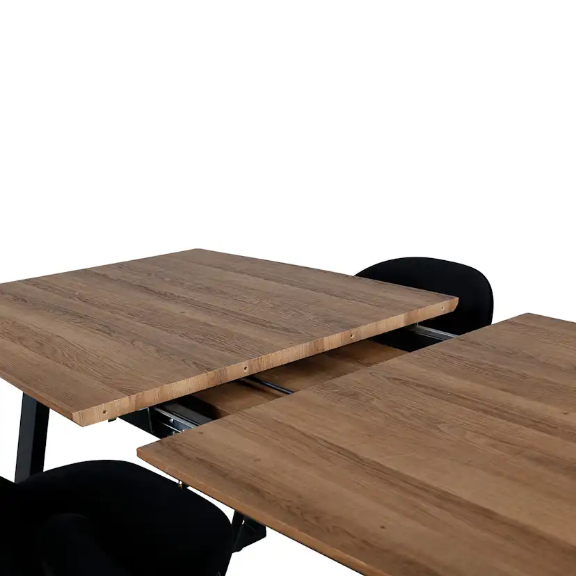 Matgrupp Venture Home Inca med 4 Velvet stolar