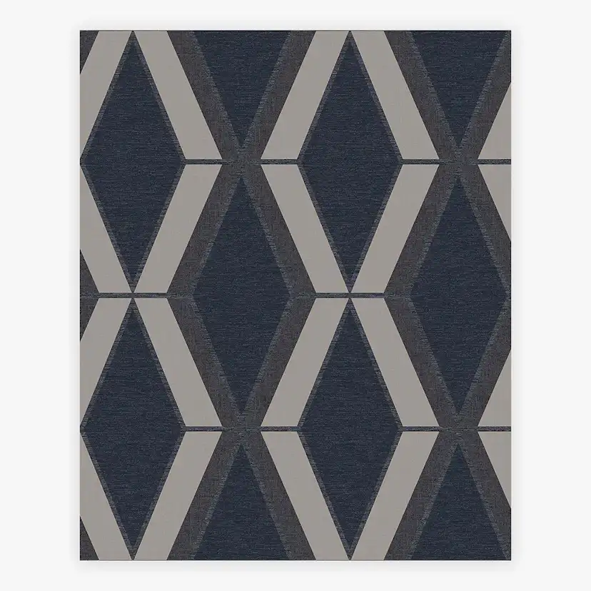Tapet NEXT Optical Triangle Navy