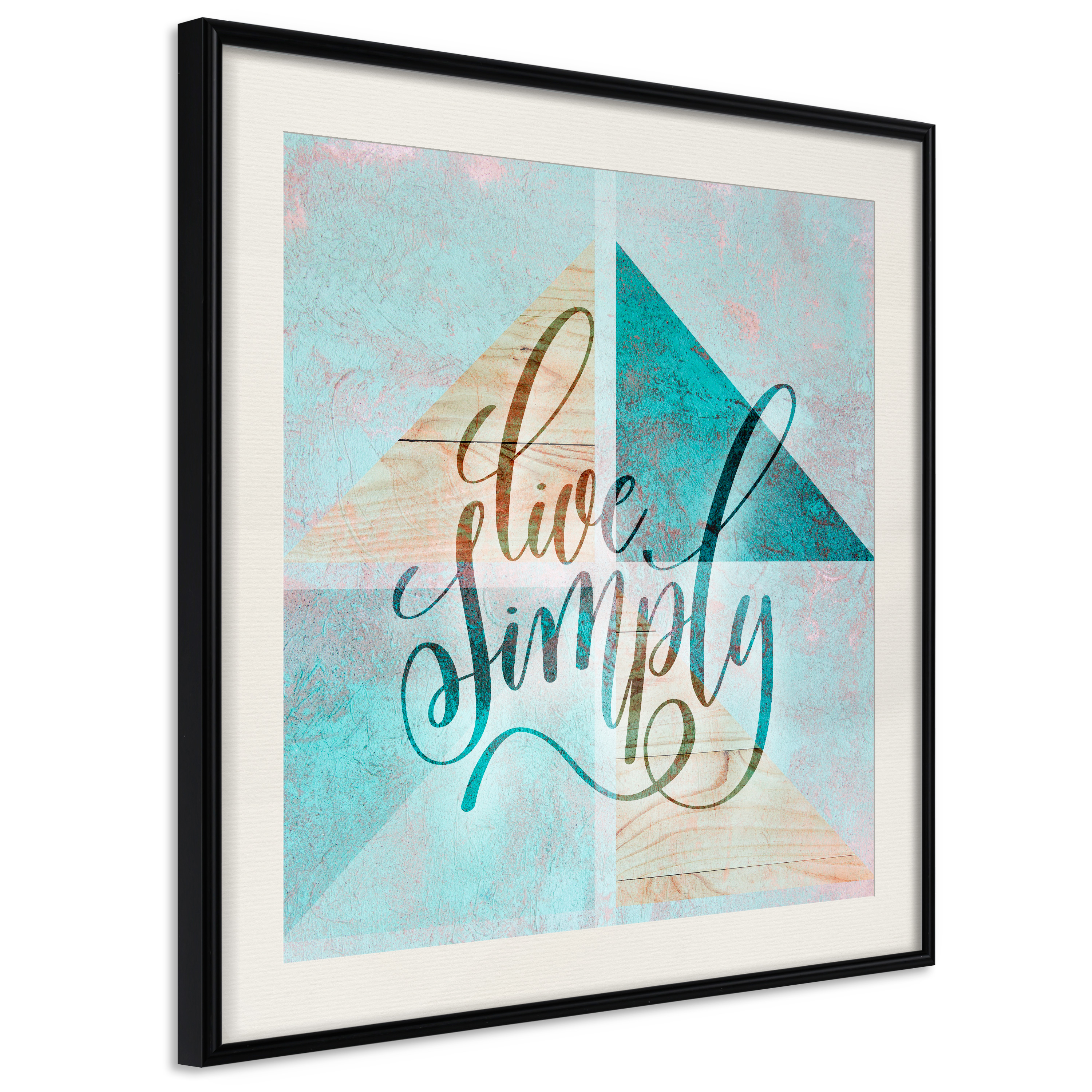 Poster Artgeist Affisch Live Simply