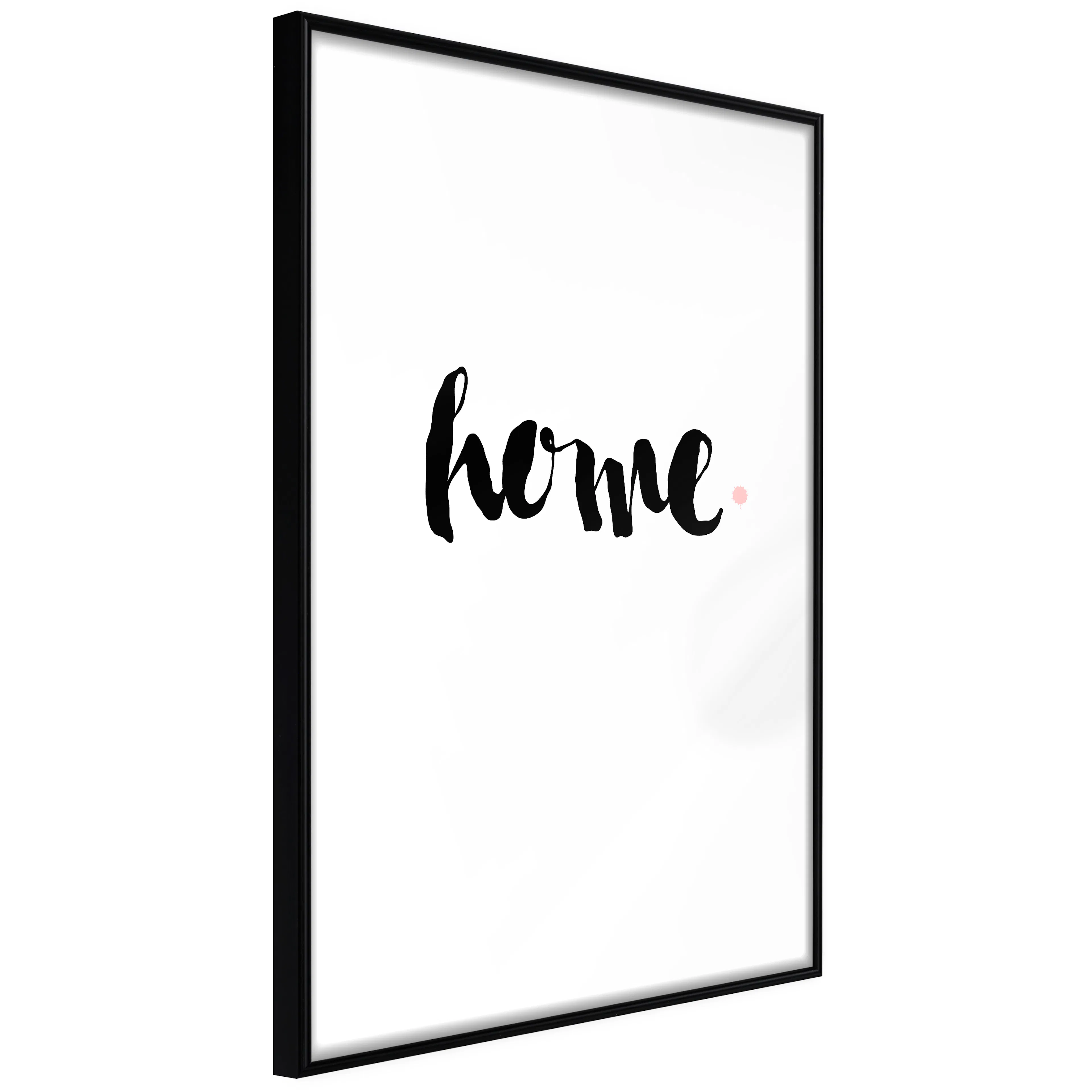 Affisch - Home and Dot [Poster] 40x60 Svart ram, 40x60 cm