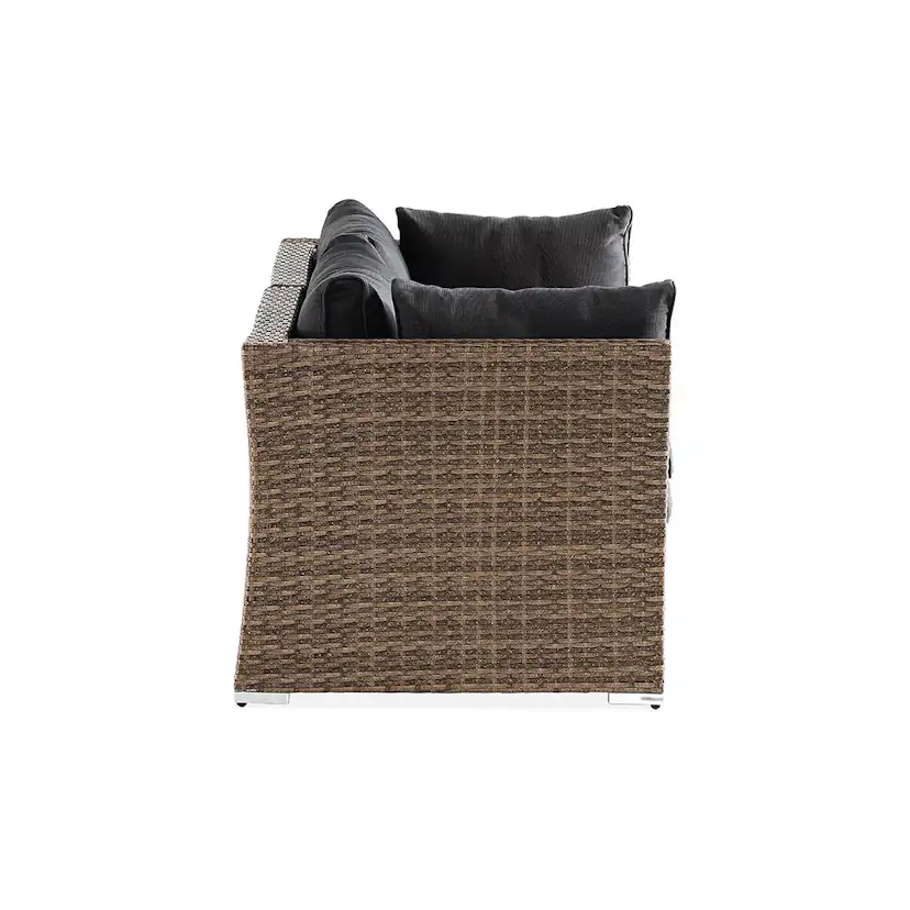 Wisconsin Loungesoffa med Armstöd 2-sits Brun