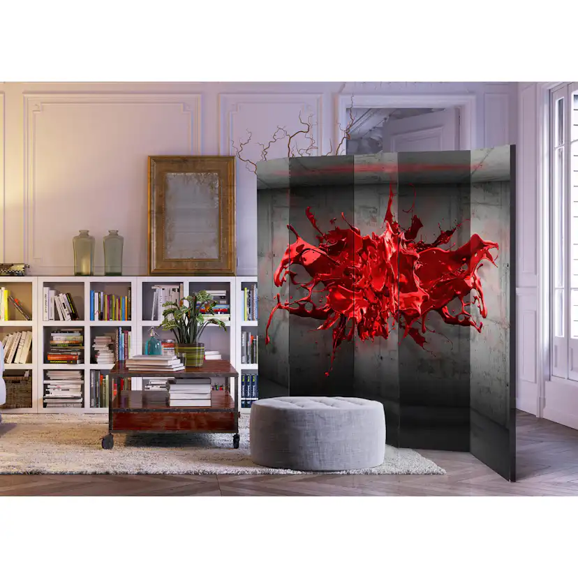 Rumsavdelare Arkiio Red Ink Blot II 225x172 cm