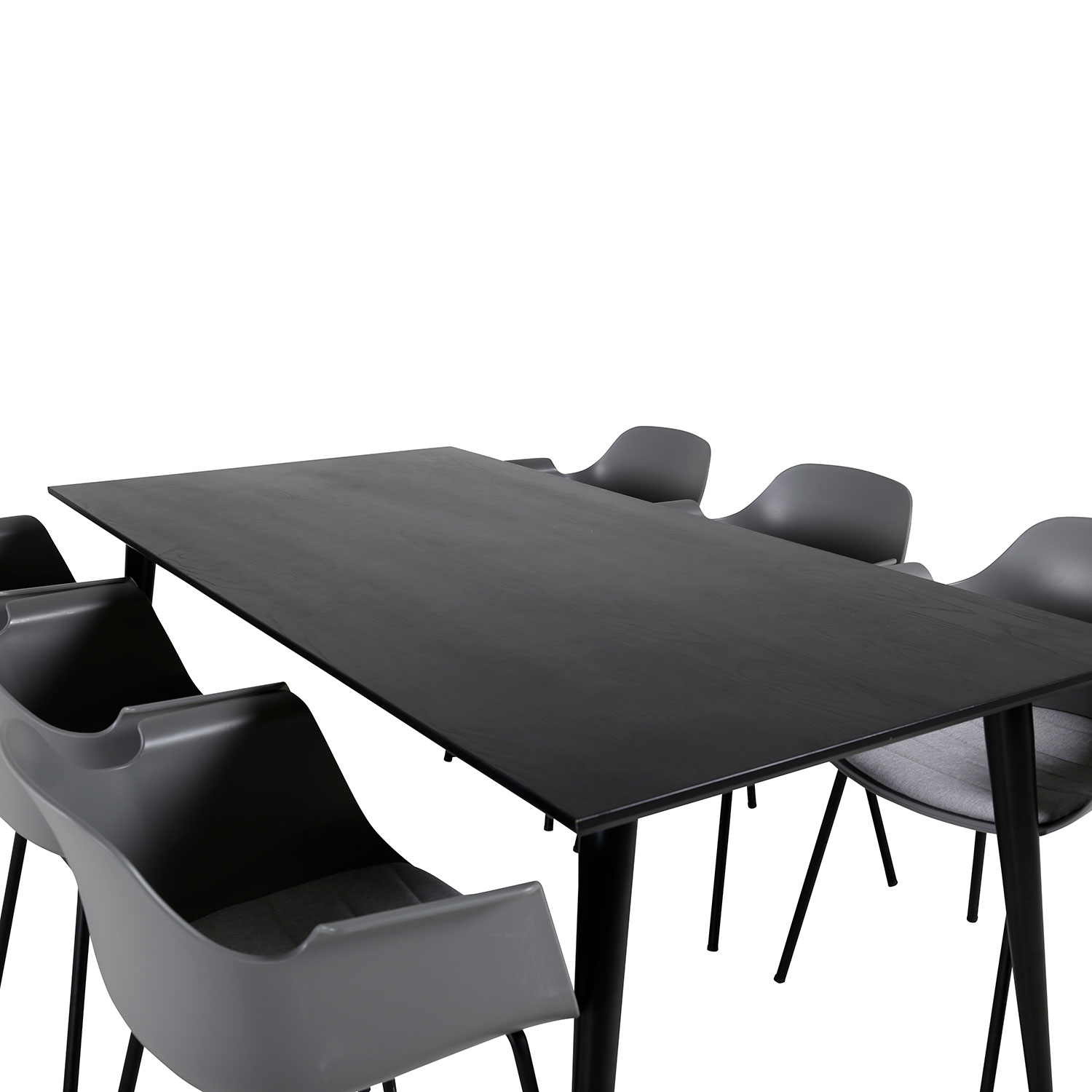 Matgrupp Venture Home Dipp med 6 Comfort Plastic stolar