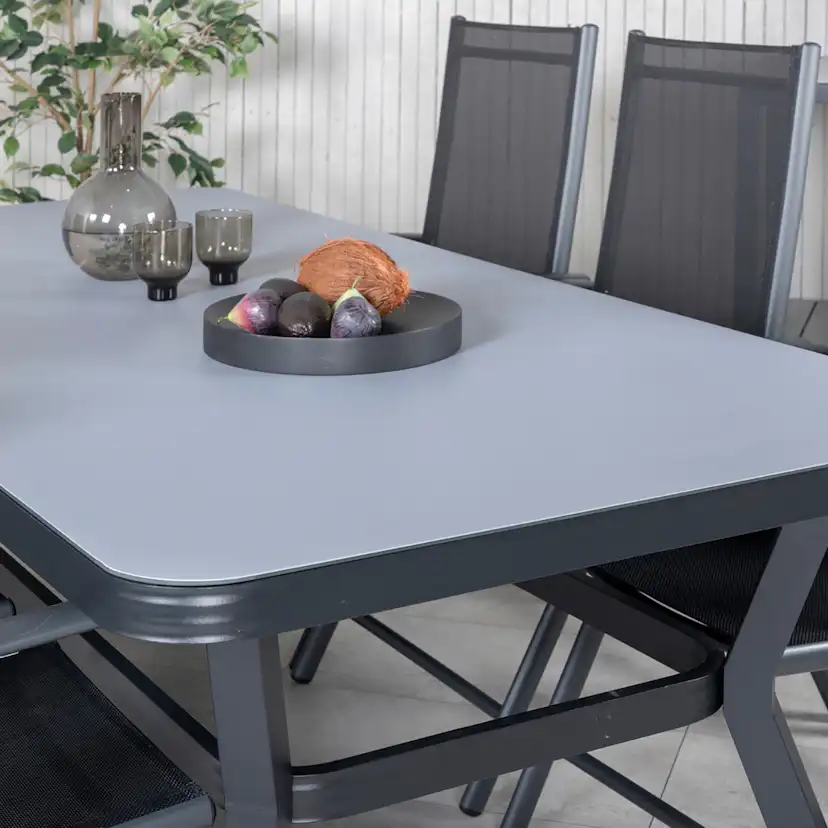 Matgrupp Venture Home Virya Matgrupp Utomhus 200cm med 6 Break Positionsstolar
