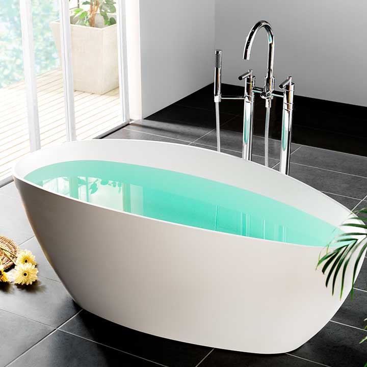 Badkar Westerbergs Ellipse 1700 Vit
