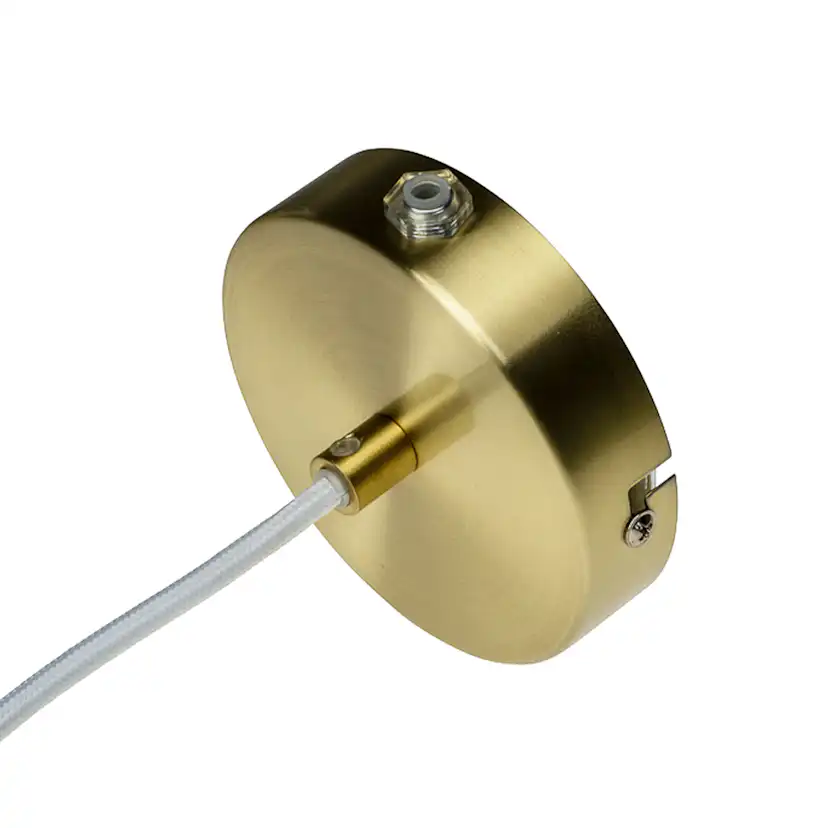 DL39 pendel Opal/Mässing, Diameter: 250 mm