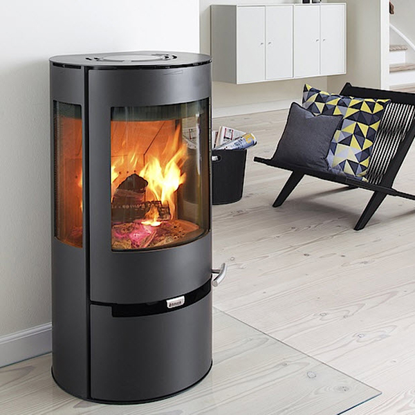 Braskamin Aduro 9 Fristående med Sidoglas 9kW