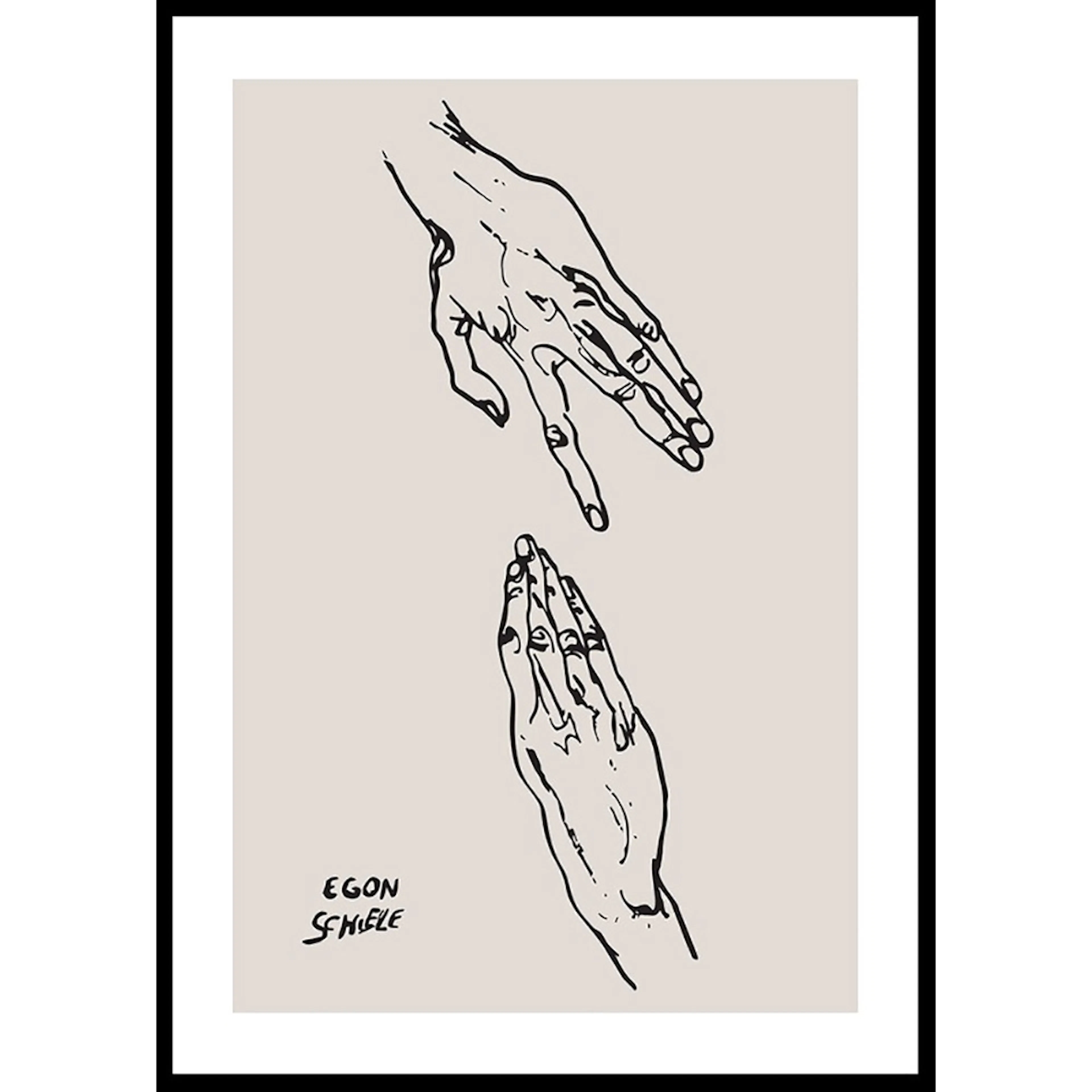 Poster Gallerix Egon Schiele Art Hands