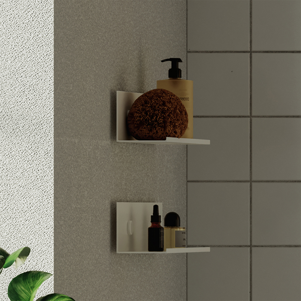 Hylla 32,5x7,5x7,5 Vit Matt B: 325 mm, Mattvit